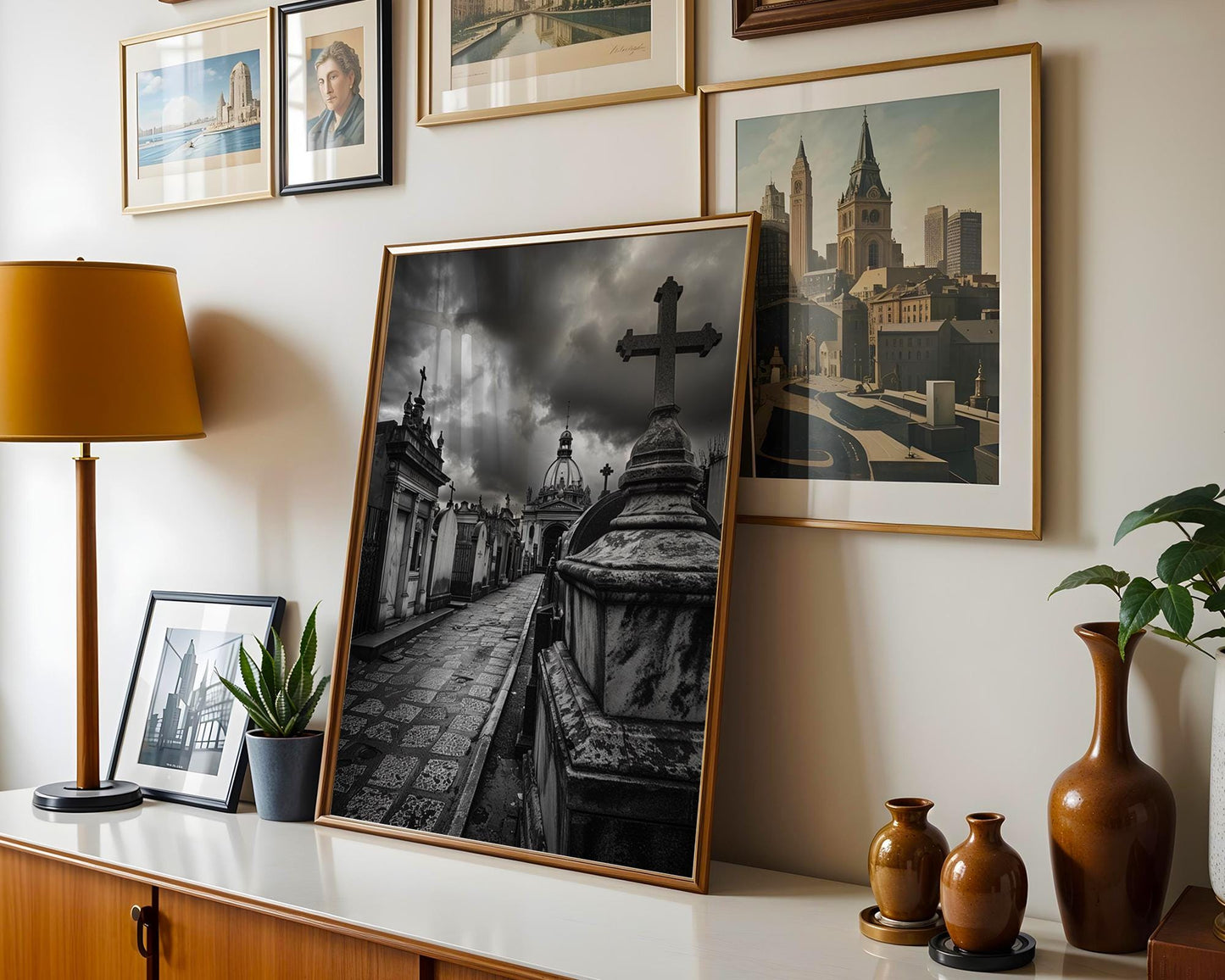 World Landmark | Recoleta Cemetery Print | Buenos Aires Gothic Architecture Photography