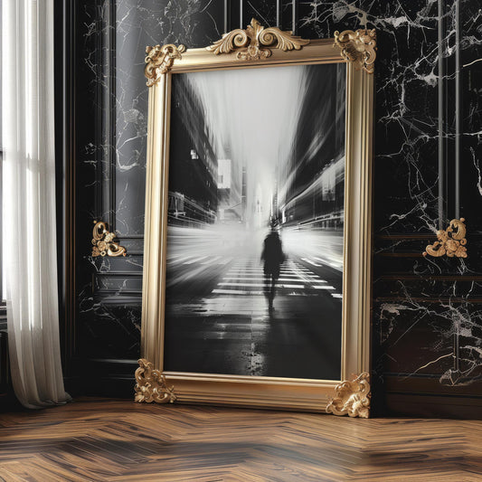 Urban Photography | Black and White Crosswalk Art Print | Urban Minimalist Decor black and white photo print, minimalist monochrome wall art poster for modern interiors, Monohaus