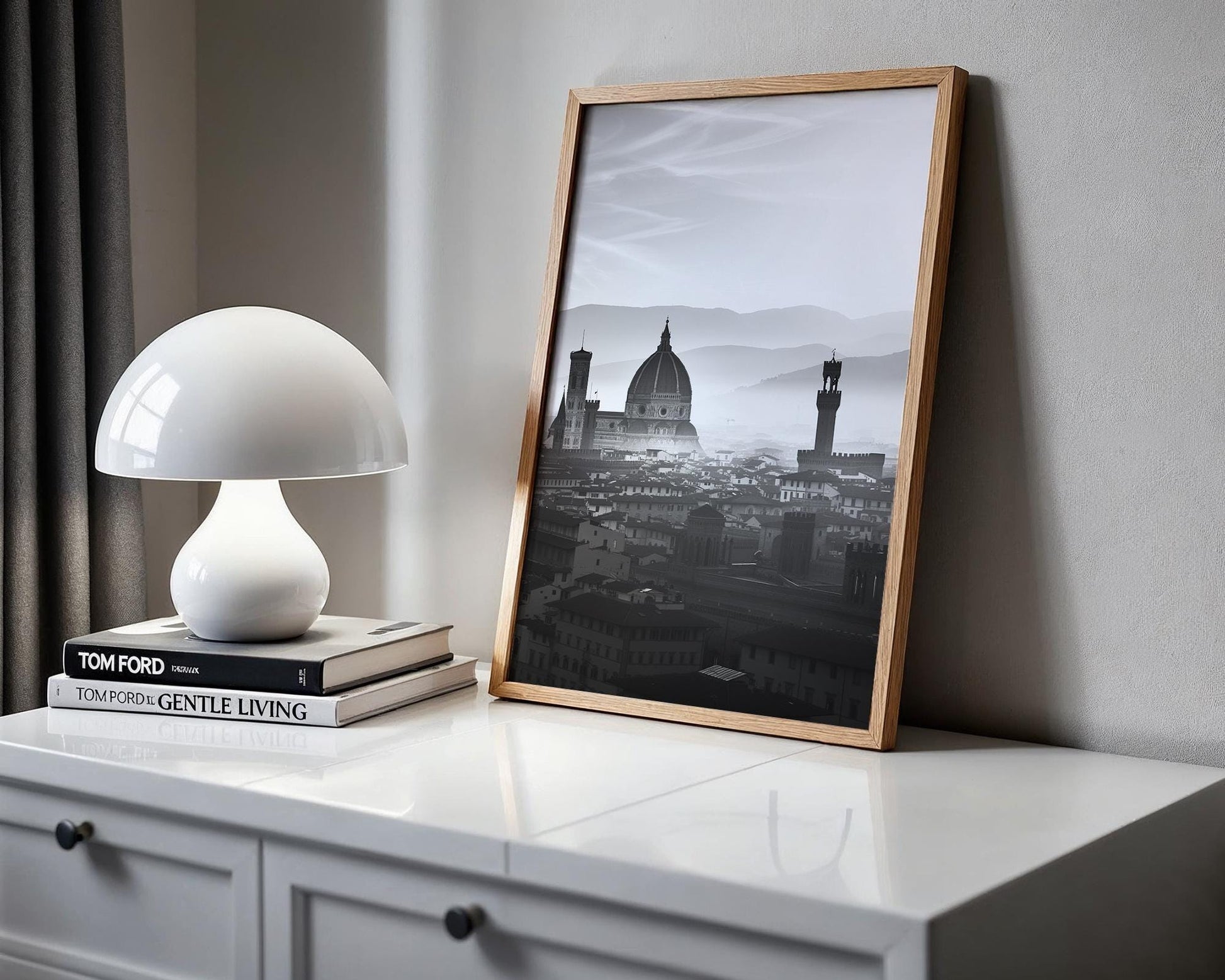 World Landmark | Florence Duomo Black and White Print | Italian Architecture Photography wall art print, black and white architectural poster, minimalist modern Scandinavian wall decor, Monohaus