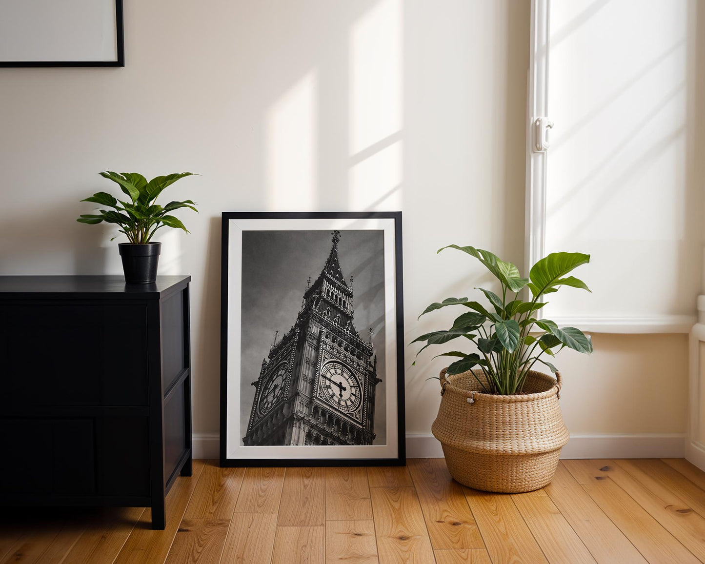 World Landmark | Big Ben Print | Black & White London Photography, Minimalist Wall Art wall art print, minimalist black and white poster, modern Scandinavian wall decor, Monohaus