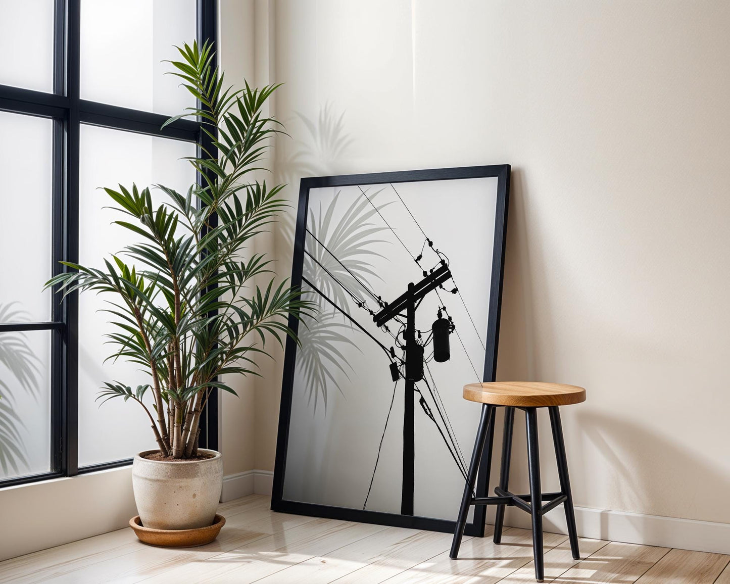 Urban Photography | Monohaus Industrial Photography Print | Black and White Minimalist Wall Art black and white photo print, minimalist monochrome wall art poster for modern interiors, Monohaus