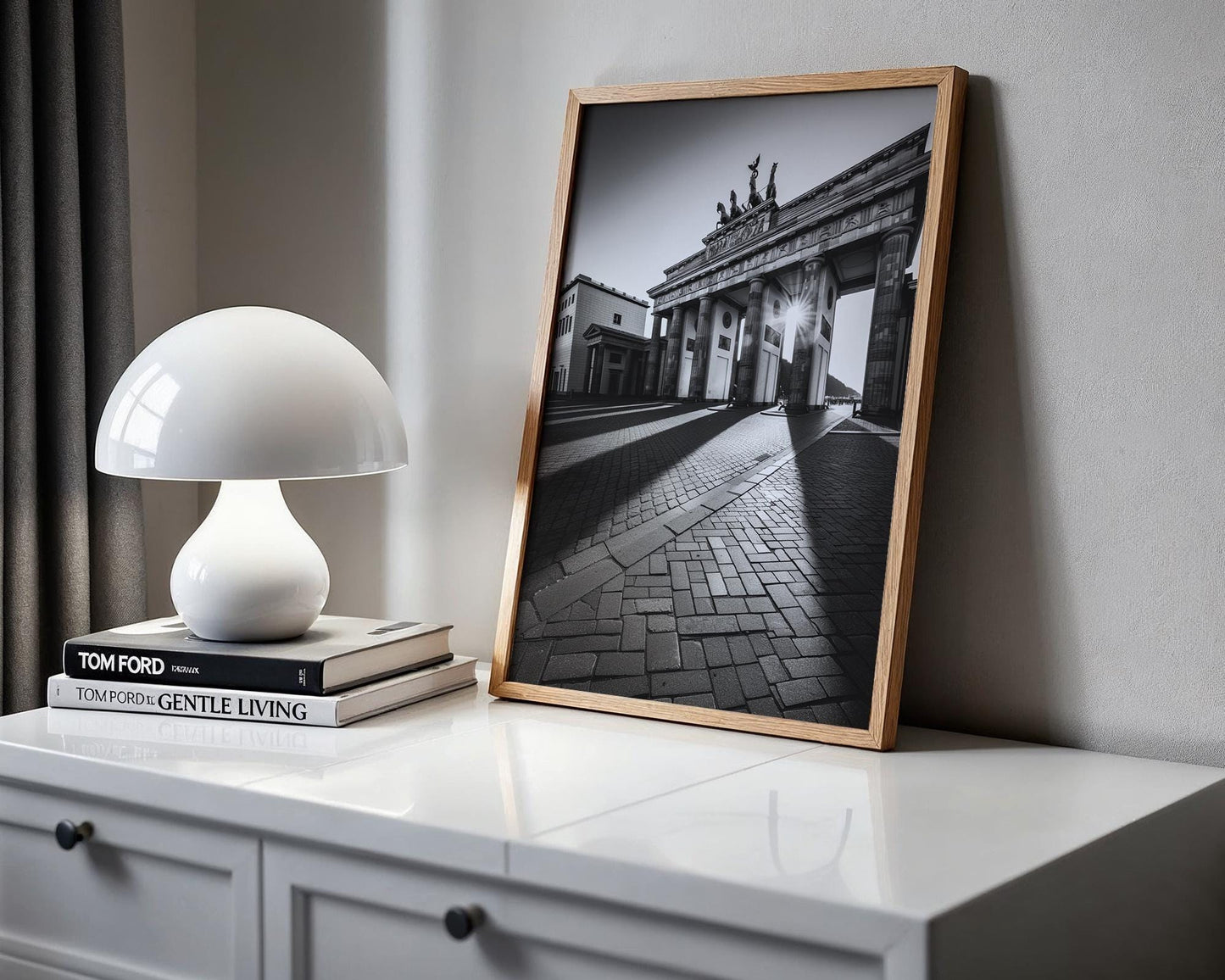 World Landmark | Brandenburg Gate Print | Berlin Architecture Photography, Minimalist Decor wall art print, black and white architectural poster, minimalist modern Scandinavian wall decor, Monohaus