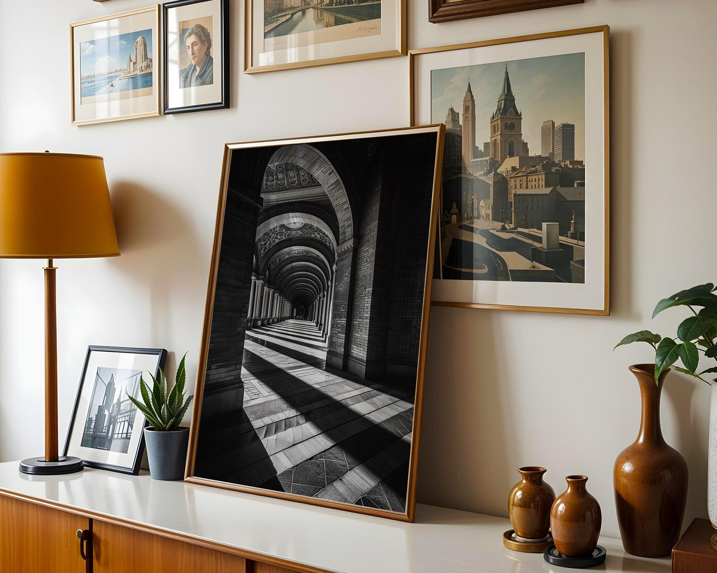 World Landmark | Seville Architecture Print | Plaza de España Black and White Photography