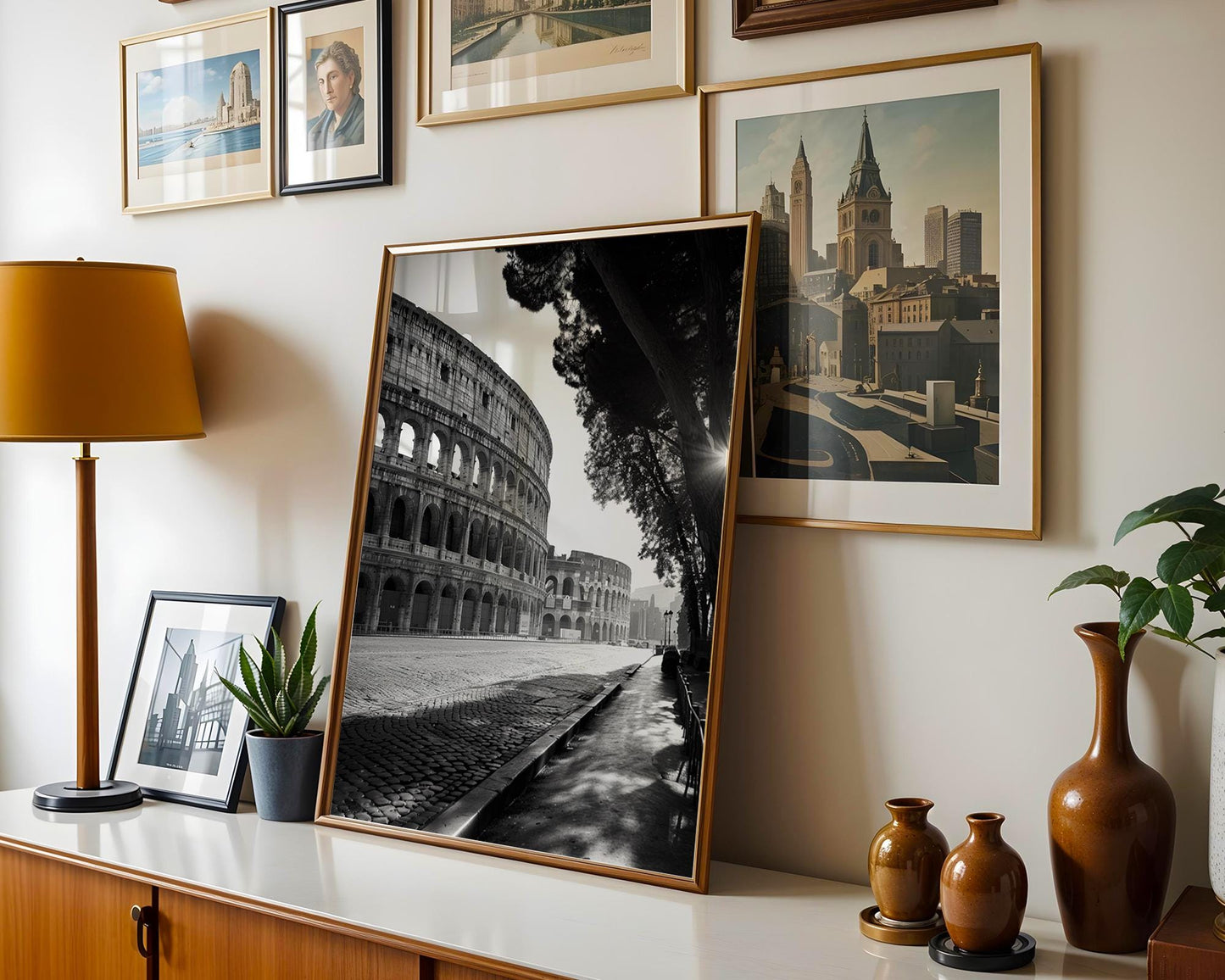 World Landmark | Rome Colosseum Photography Print | Black and White Italian Architecture Wall Art wall art print, black and white architectural poster, minimalist modern Scandinavian wall decor, Monohaus