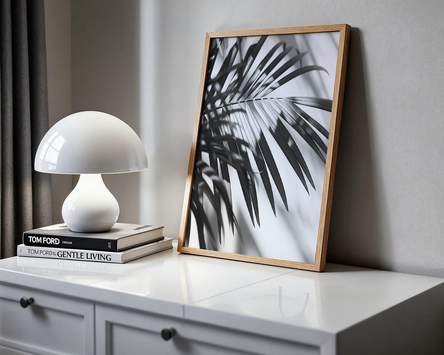 Botanical Photo | Abstract Leaf Macro Photography Print | Black & White Minimal abstract wall art print, geometric minimalist poster, modern Scandinavian decor, Monohaus