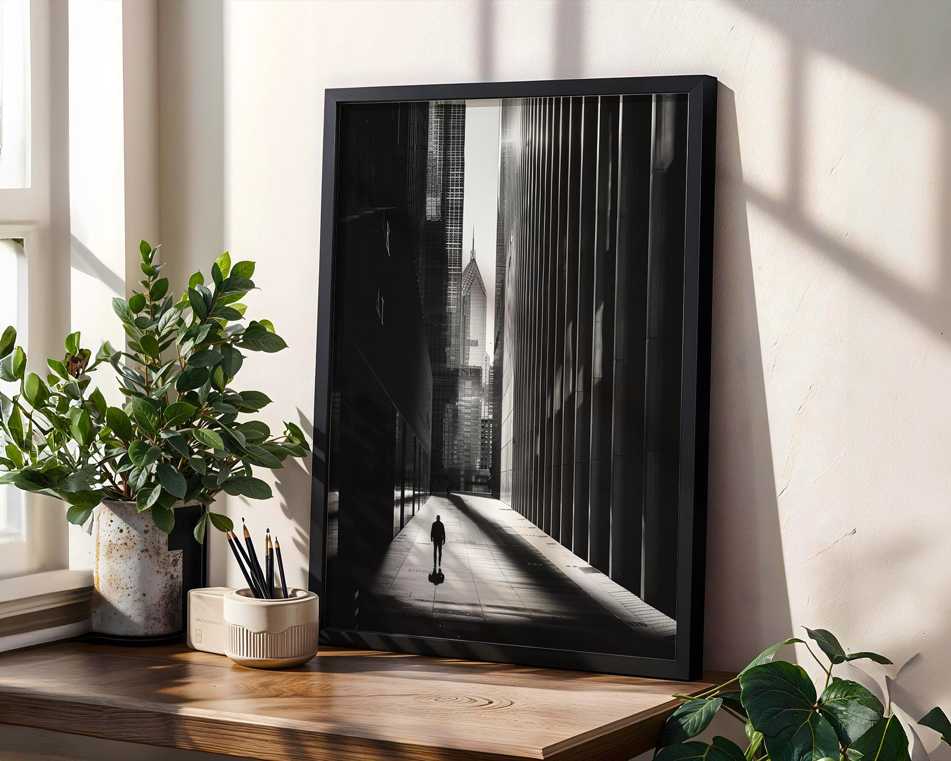 Urban Photography | Urbanism Photography Print | Black and White Architecture Wall Art wall art print, black and white architectural poster, minimalist modern Scandinavian wall decor, Monohaus