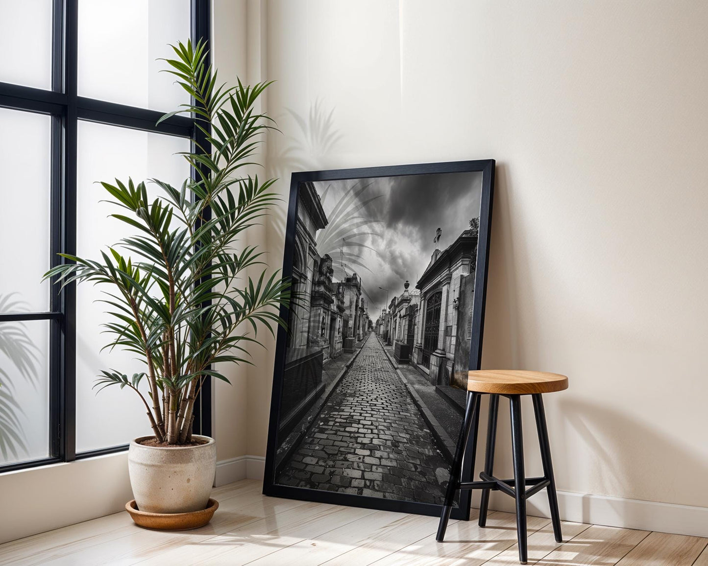 World Landmark | Recoleta Cemetery Print | Buenos Aires Black and White Photography