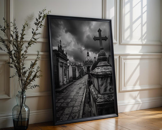 World Landmark | Recoleta Cemetery Print | Buenos Aires Gothic Architecture Photography
