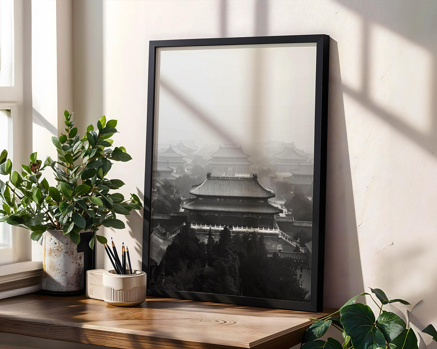World Landmark | Forbidden City Print | Beijing Black and White Photography