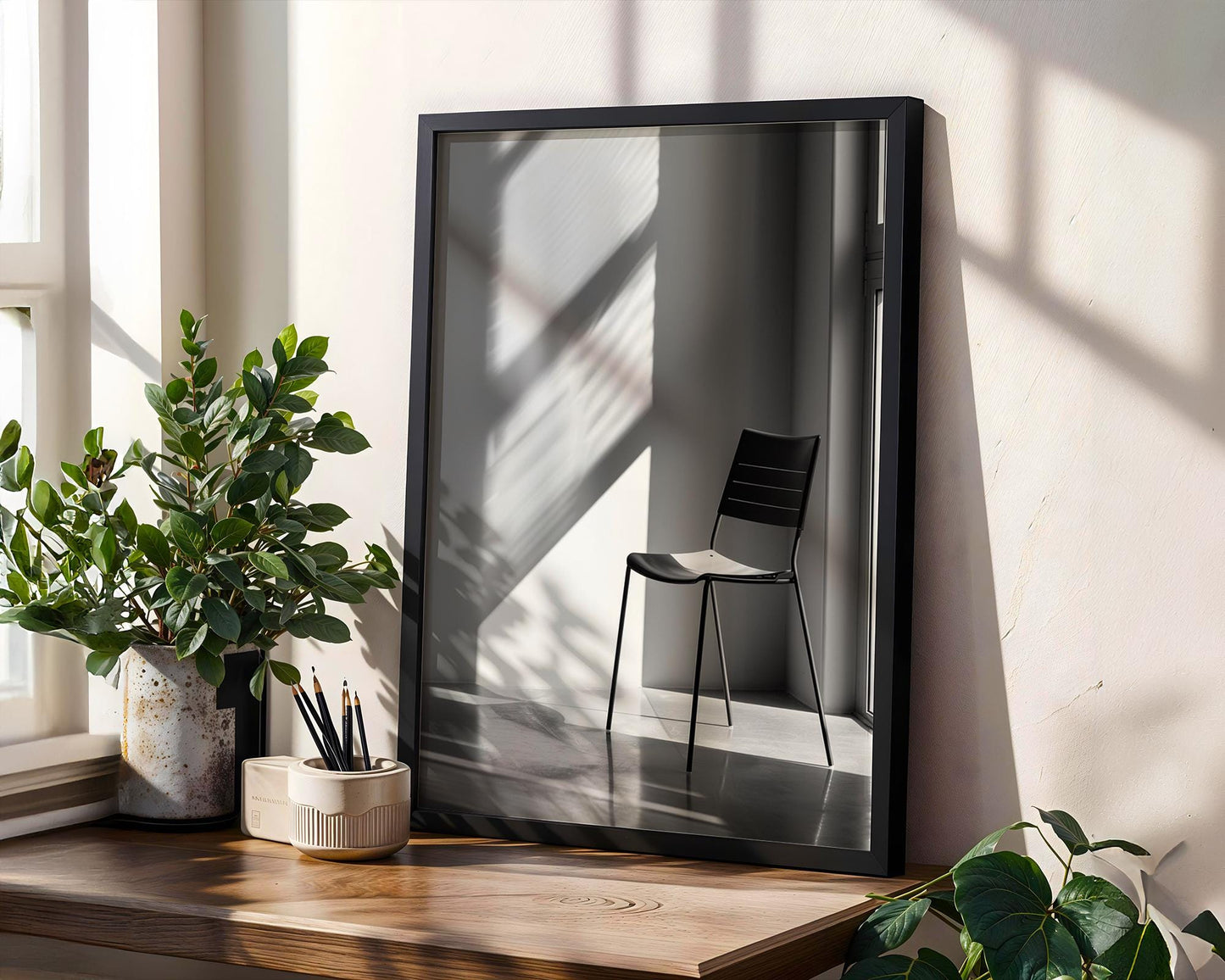 Urban Photography | Minimalist Shadow Print Black and White | Architectural Geometry wall art print, black and white architectural poster, minimalist modern Scandinavian wall decor, Monohaus