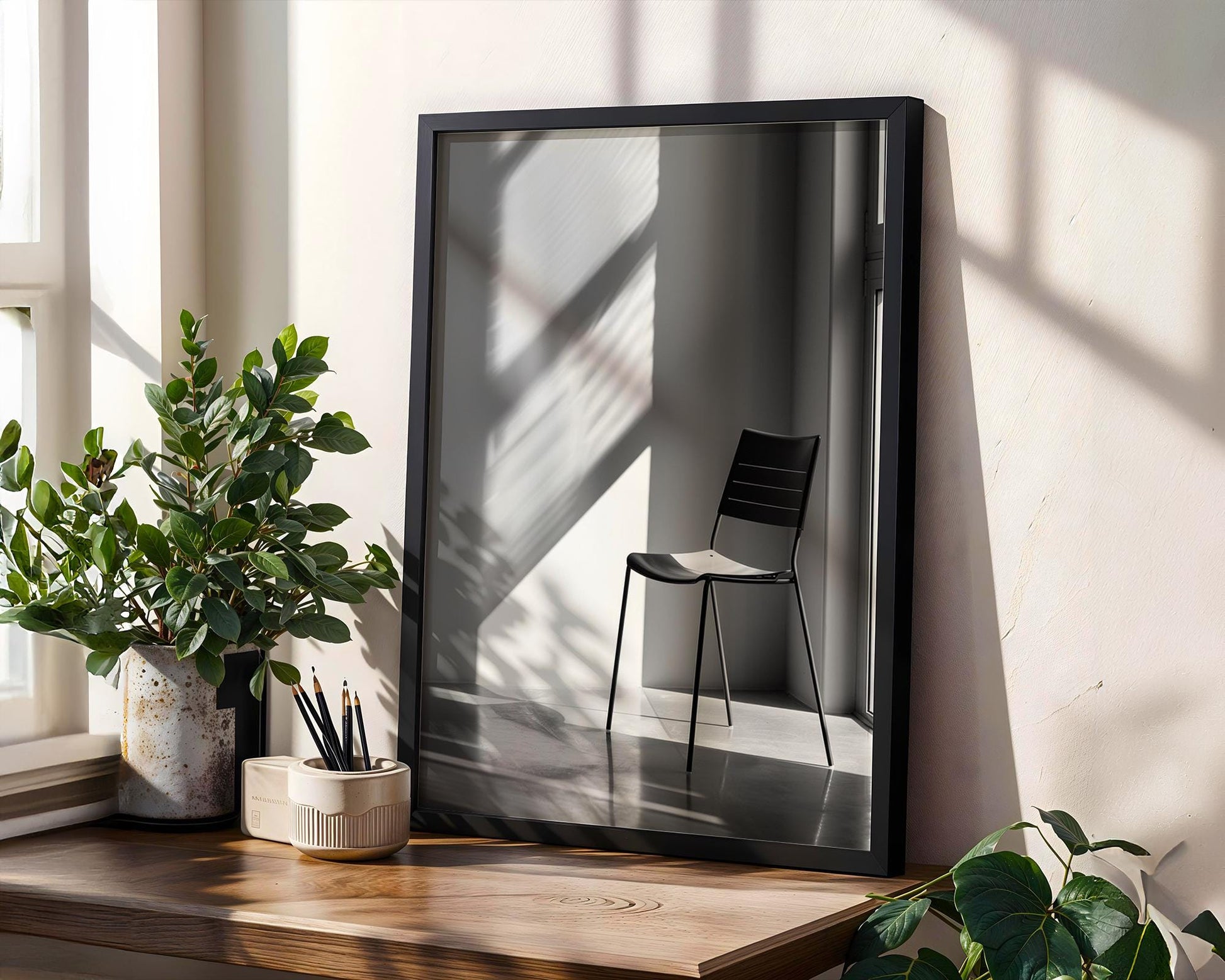 Urban Photography | Minimalist Shadow Print Black and White | Architectural Geometry wall art print, black and white architectural poster, minimalist modern Scandinavian wall decor, Monohaus