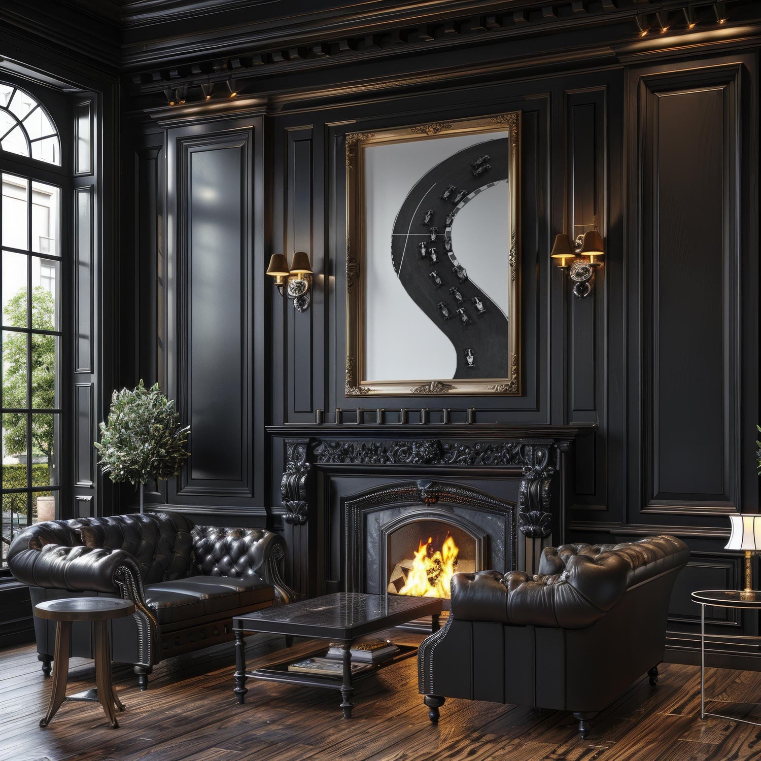 Designer Wall Art | Formula One Track Print | Racing Photography | Motorsport wall art print, minimalist black and white poster, modern Scandinavian wall decor, Monohaus