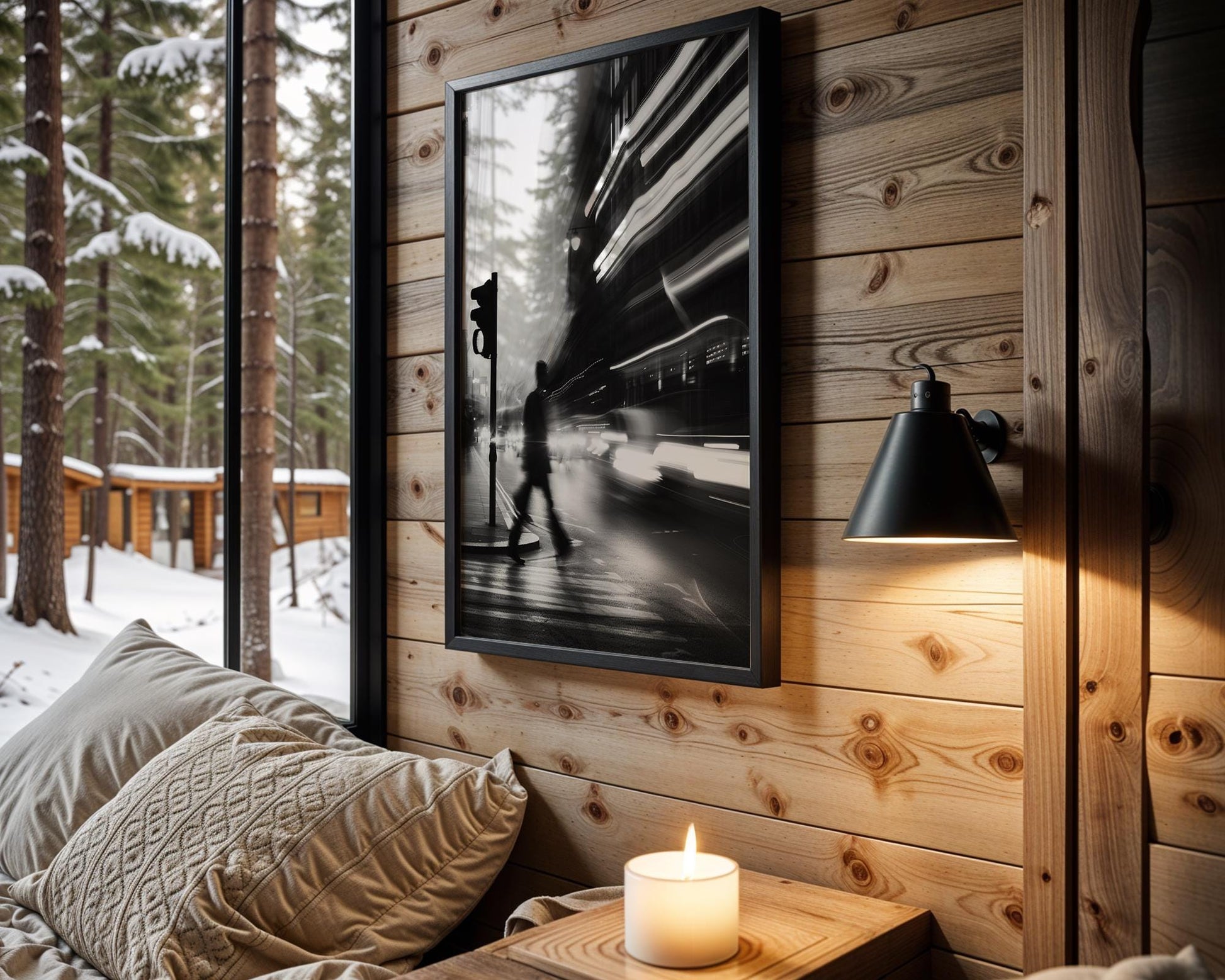 Urban Photography | Black and White Crosswalk Art Print | Urban Minimalist Decor black and white photo print, minimalist monochrome wall art poster for modern interiors, Monohaus