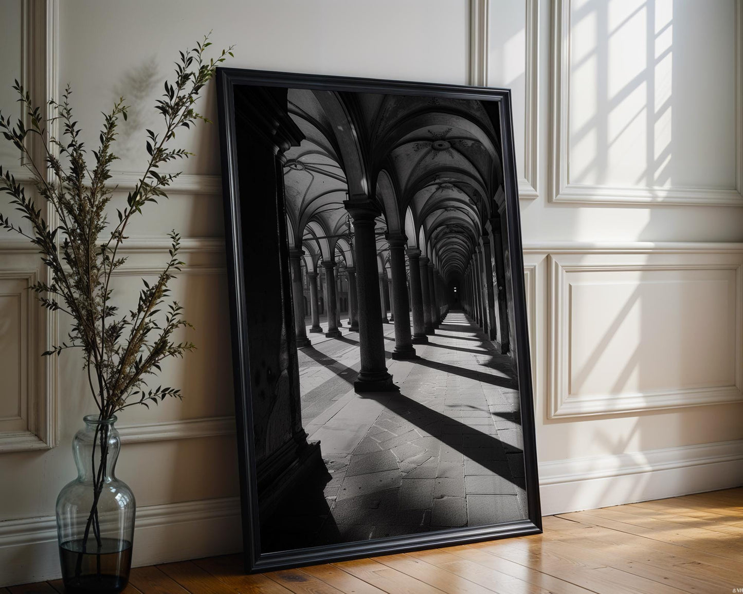 World Landmark | Bologna Italy Architecture Print | Minimalist Black and White Photography