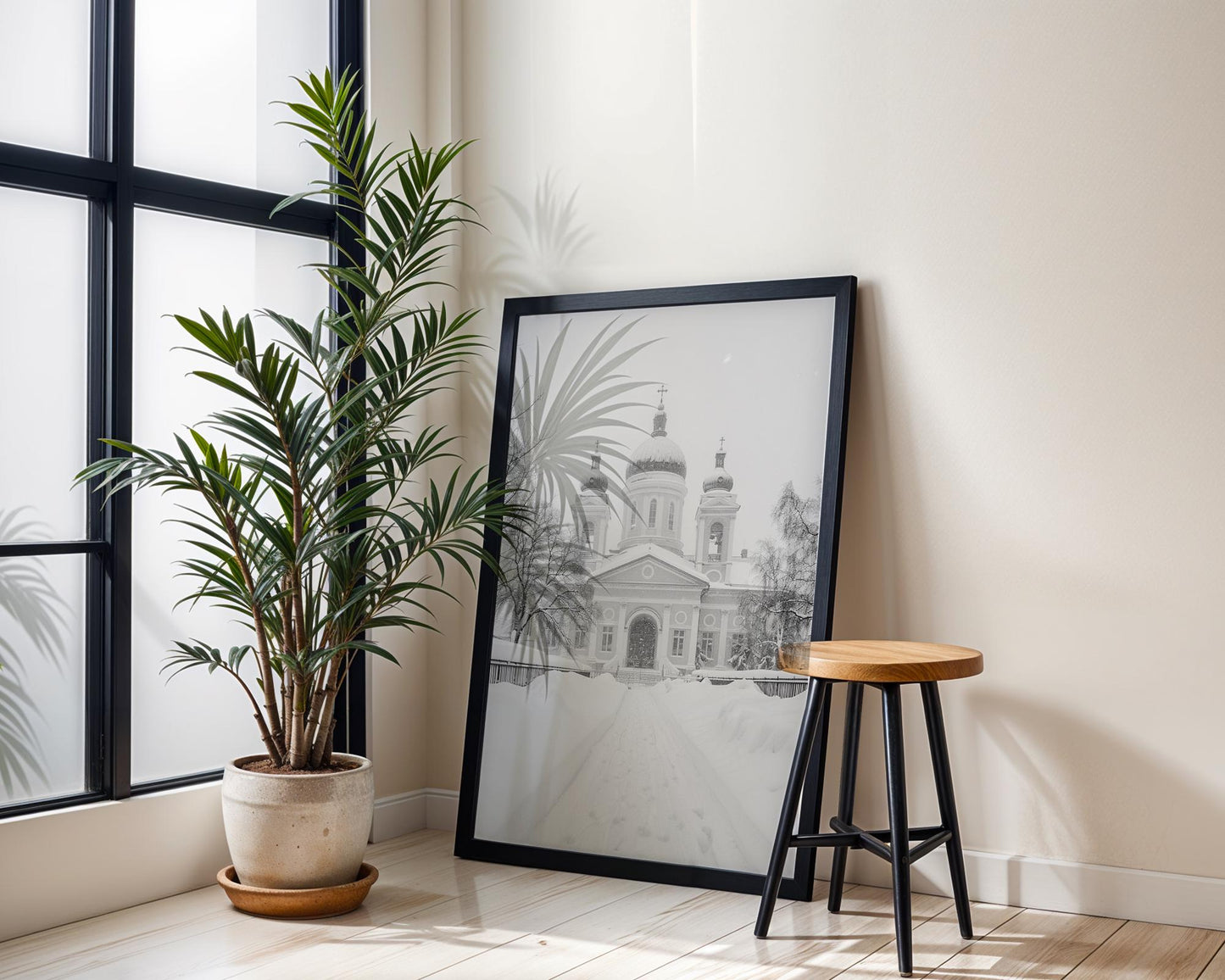 World Landmark | Helsinki Cathedral Print | Black and White Finland Architecture Photography wall art print, black and white architectural poster, minimalist modern Scandinavian wall decor, Monohaus