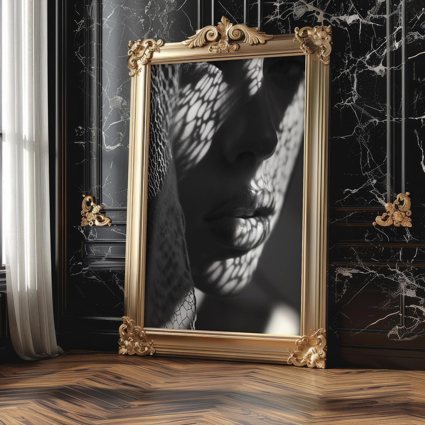 Minimal Wall Art | Retro Paris Fashion Print |  Monochrome Photography wall art print, minimalist black and white poster, modern Scandinavian wall decor, Monohaus