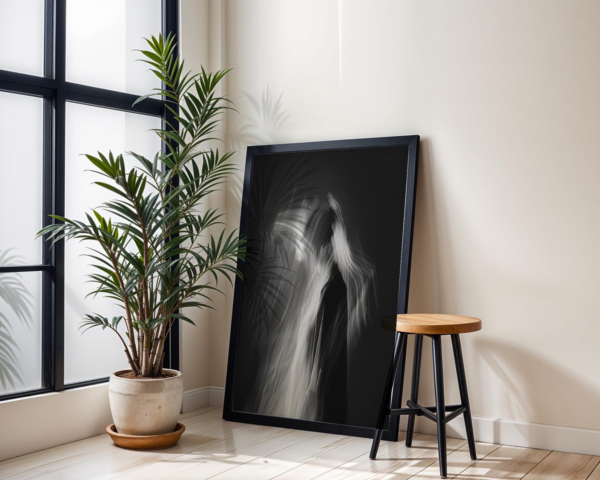 Abstract Light Motion Photography Print | Modern Minimalist Wall Art abstract wall art print, geometric minimalist poster, modern Scandinavian decor, Monohaus