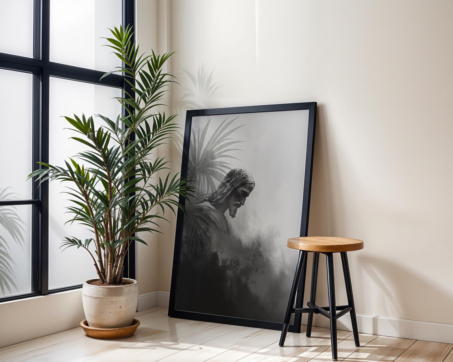 World Landmark | Christ the Redeemer Print | Rio Statue Photography, Minimalist Wall Art wall art print, minimalist black and white poster, modern Scandinavian wall decor, Monohaus