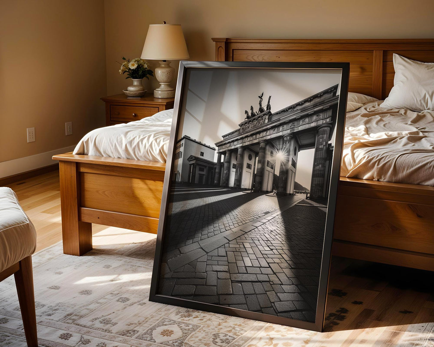 World Landmark | Brandenburg Gate Print | Berlin Architecture Photography, Minimalist Decor wall art print, black and white architectural poster, minimalist modern Scandinavian wall decor, Monohaus