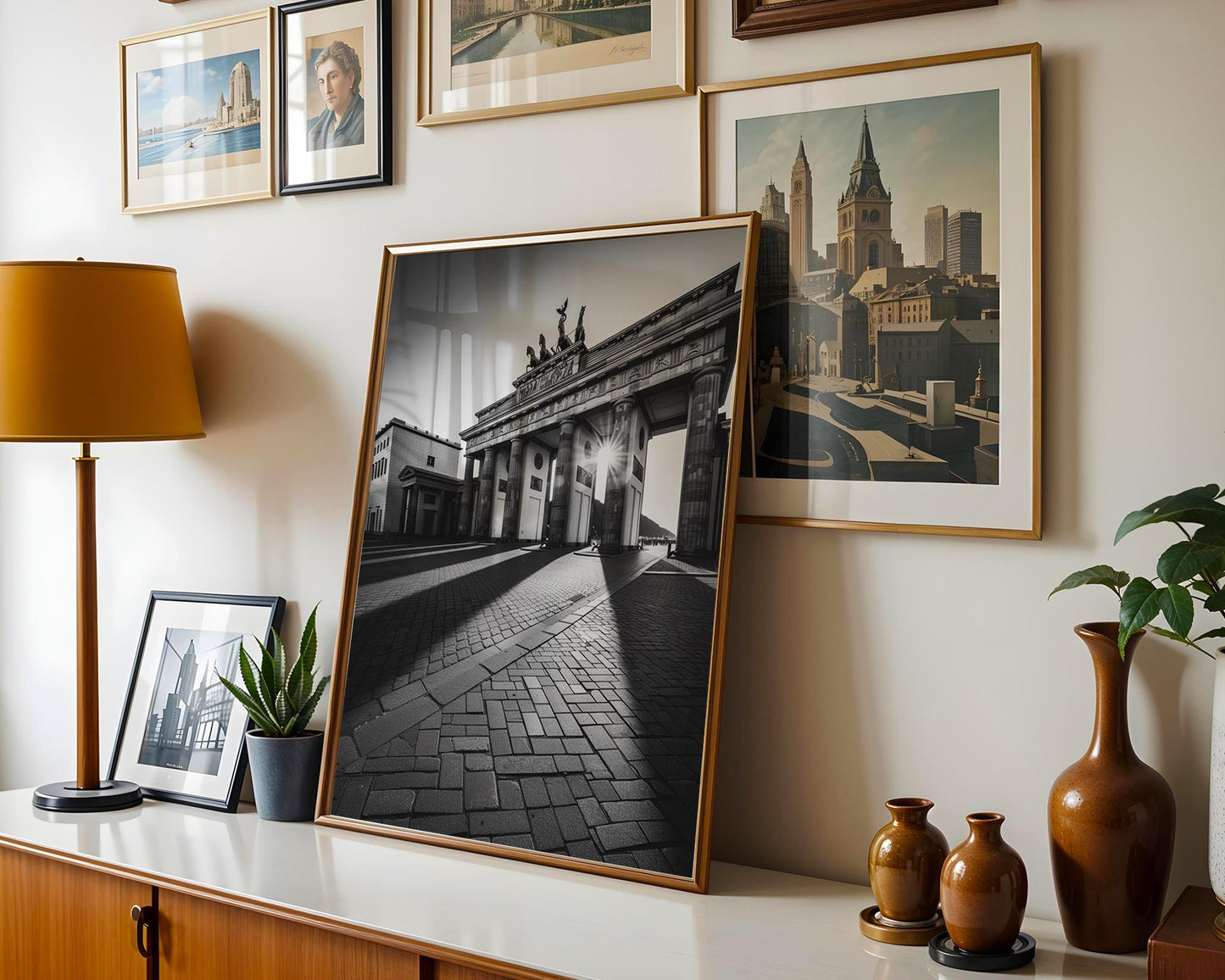World Landmark | Brandenburg Gate Print | Berlin Architecture Photography, Minimalist Decor wall art print, black and white architectural poster, minimalist modern Scandinavian wall decor, Monohaus