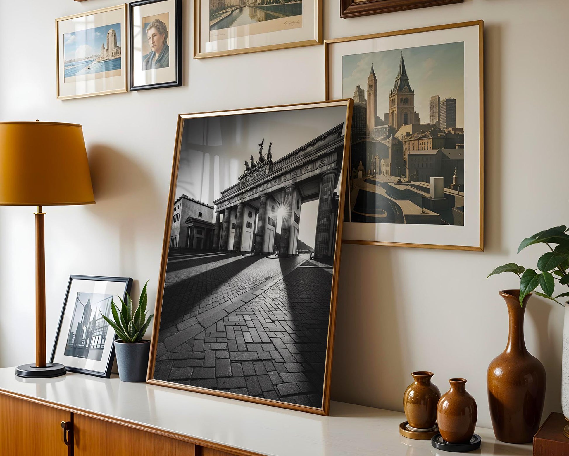 World Landmark | Brandenburg Gate Print | Berlin Architecture Photography, Minimalist Decor wall art print, black and white architectural poster, minimalist modern Scandinavian wall decor, Monohaus