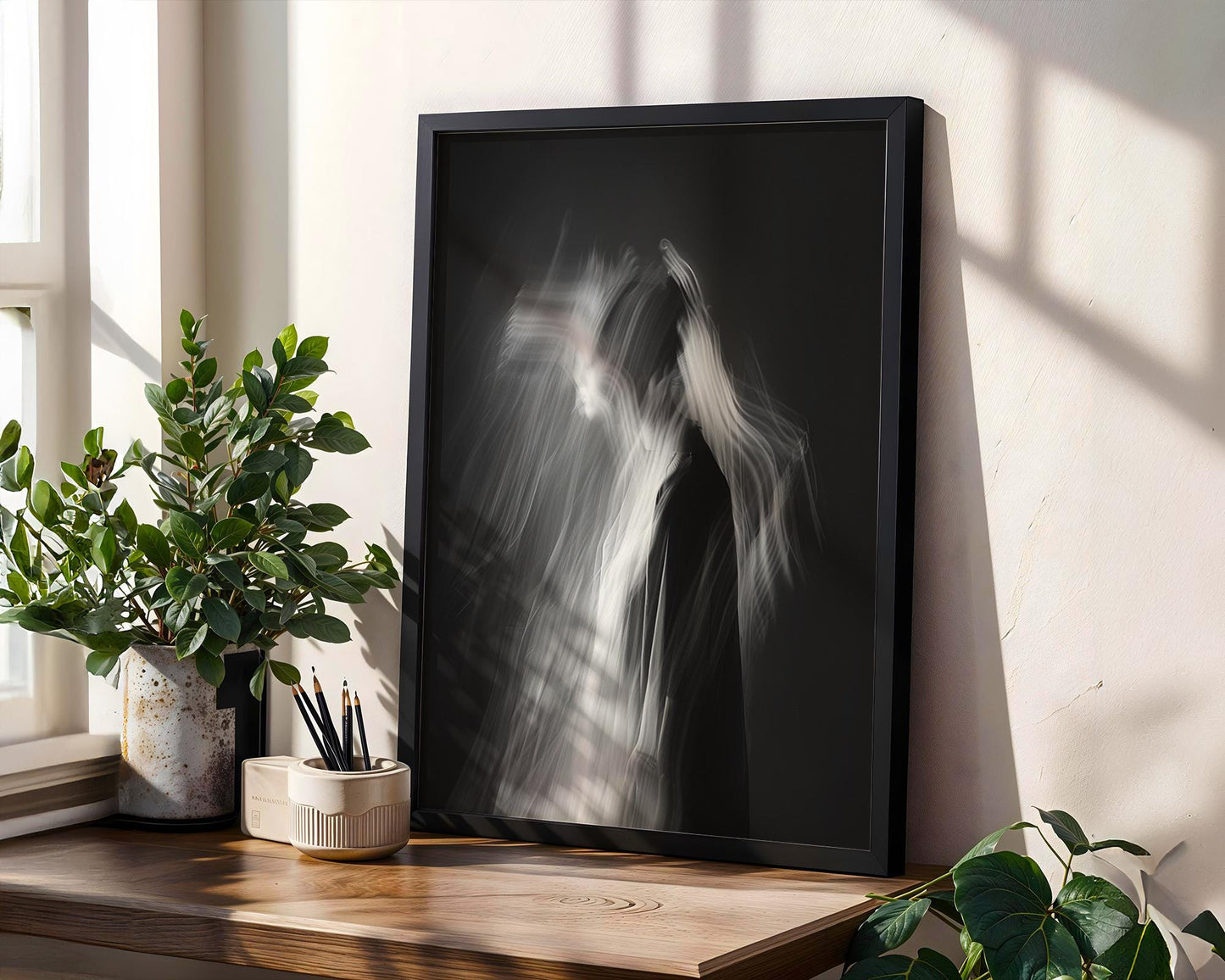 Abstract Light Motion Photography Print | Modern Minimalist Wall Art abstract wall art print, geometric minimalist poster, modern Scandinavian decor, Monohaus