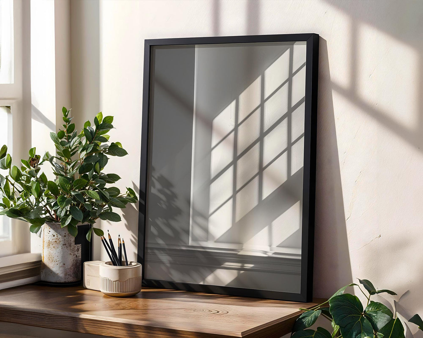 Minimal Wall Art Window Shadow Print | Minimalist Black and White Photography wall art print, minimalist black and white poster, modern Scandinavian wall decor, Monohaus