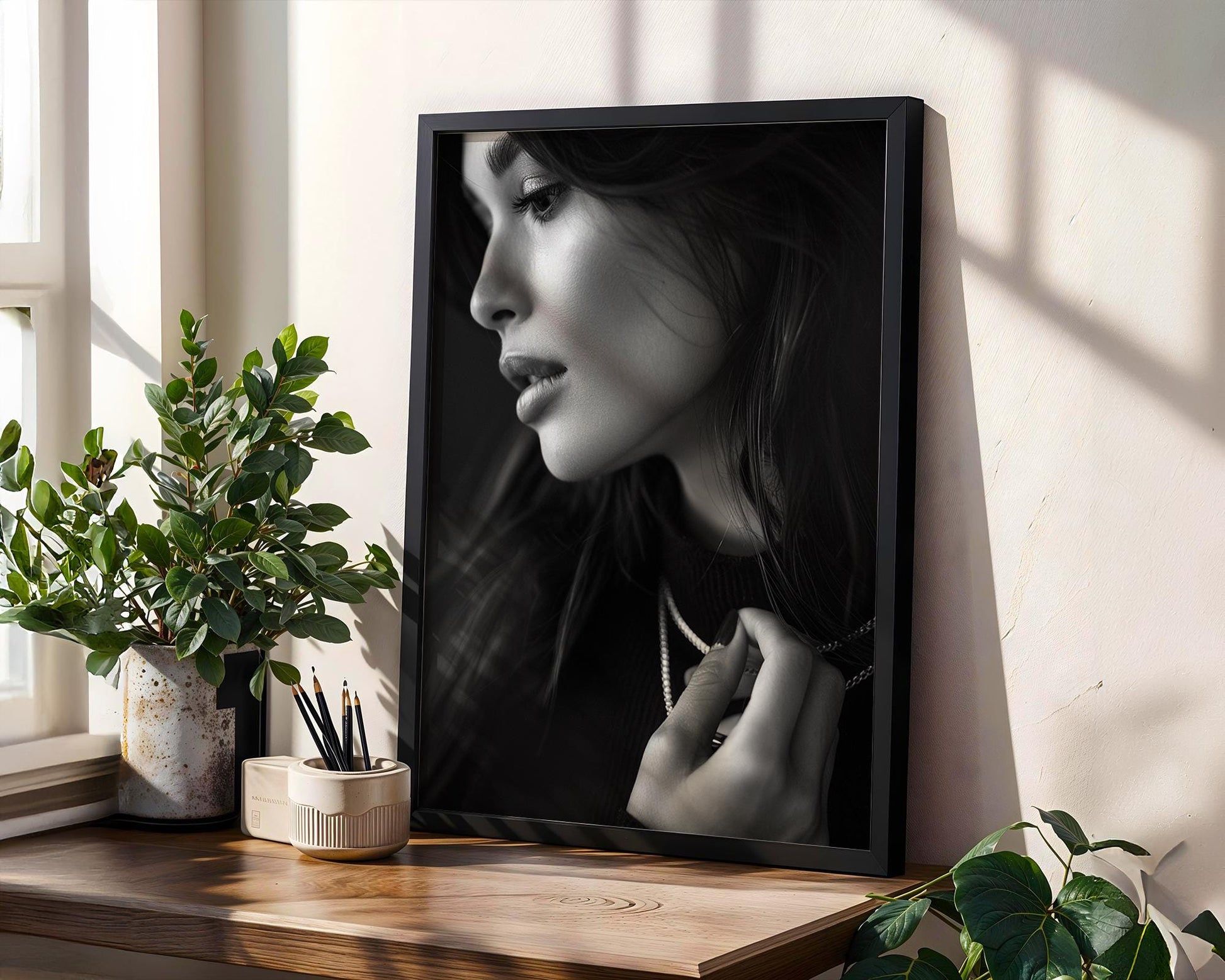 Minimal Wall Art | Retro Paris Fashion Print |  Glamour Photography wall art print, minimalist black and white poster, modern Scandinavian wall decor, Monohaus