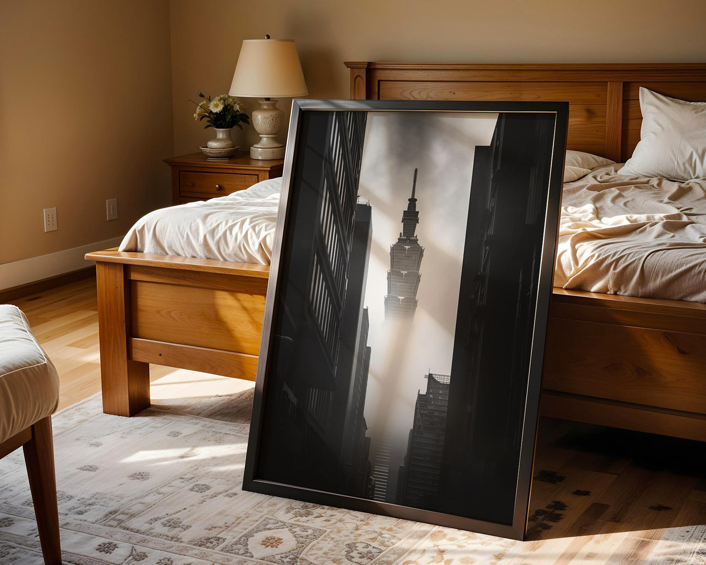 World Landmark | Taipei 101 Photography Print | Taiwan Cityscape, Minimalist Wall Art