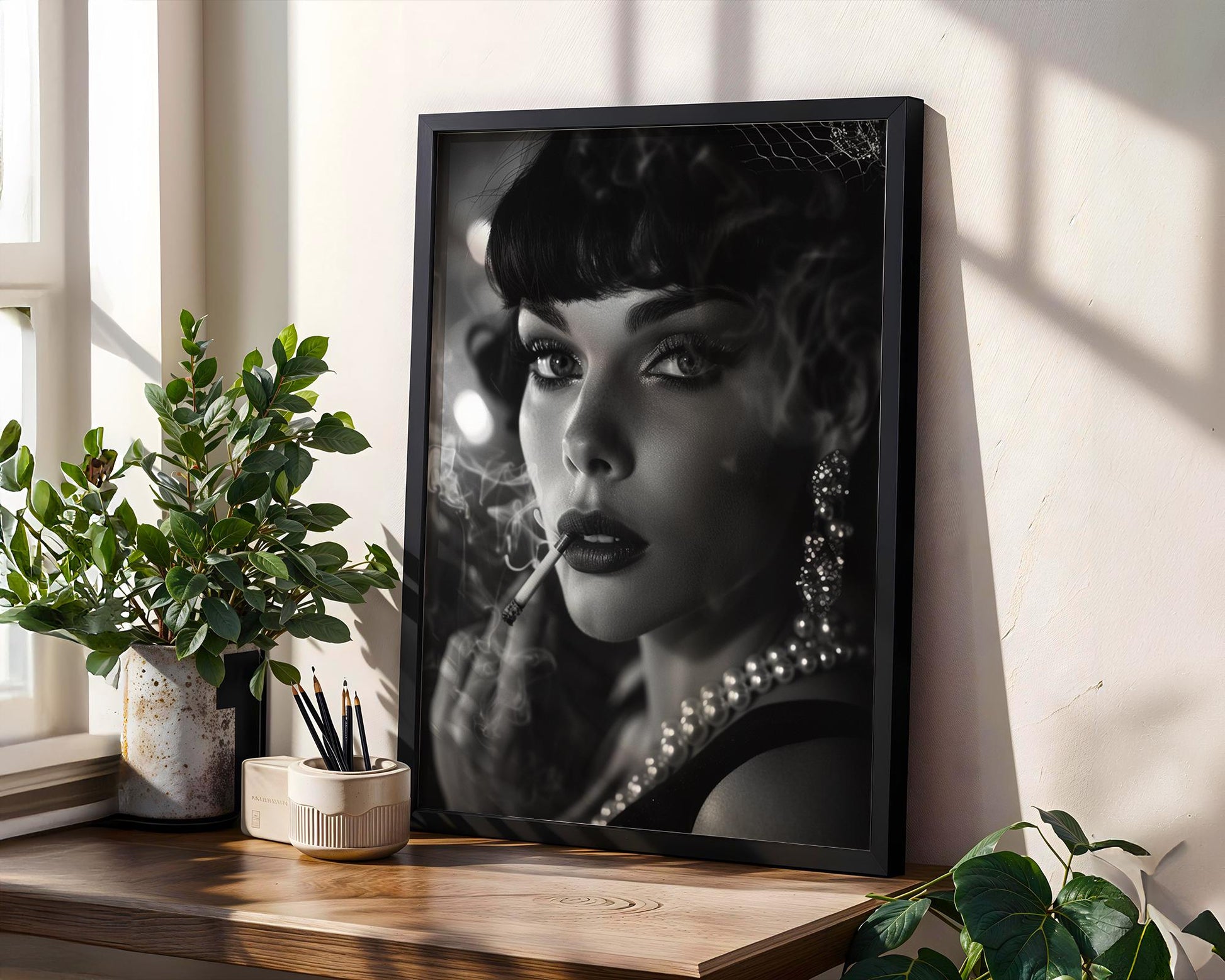 Minimal Wall Art | Retro Paris Fashion Print |  Luxury Photography wall art print, minimalist black and white poster, modern Scandinavian wall decor, Monohaus