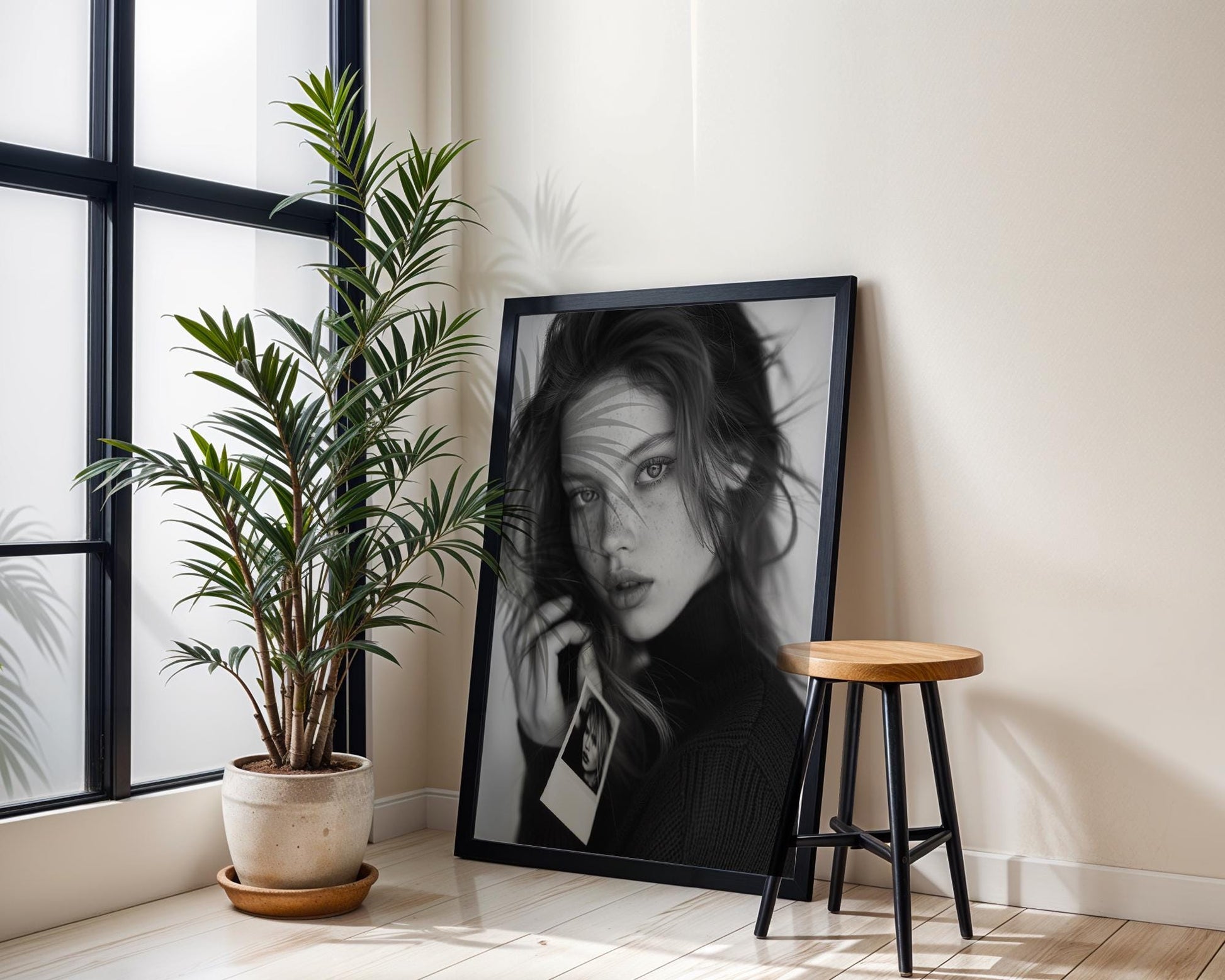 Minimal Wall Art Luxury Fashion | Black and White Fine Art Photography Print wall art print, minimalist black and white poster, modern Scandinavian wall decor, Monohaus