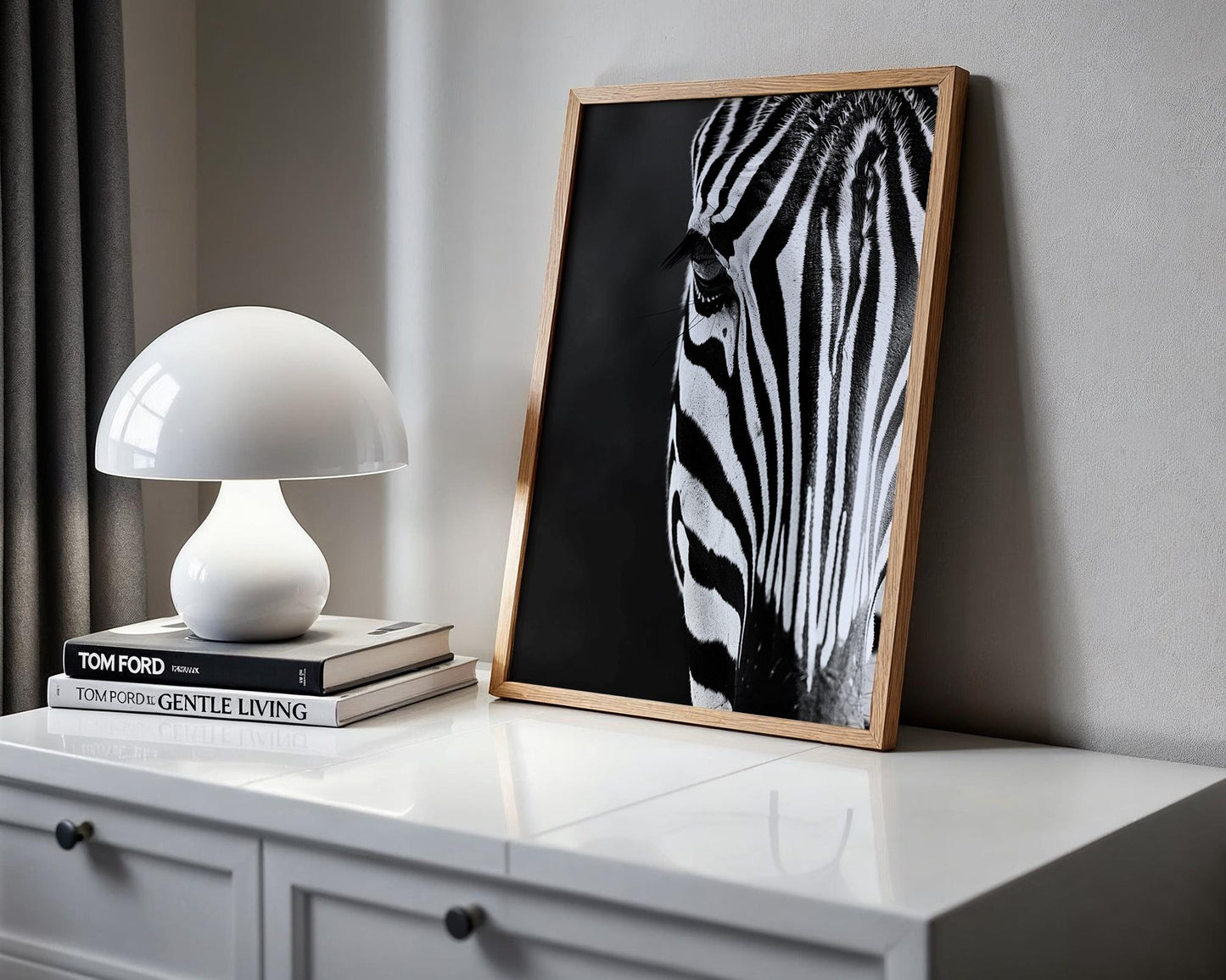 Wildlife Poster | Zebra Stripe Photography Print • Minimalist Black & White Safari Wall Art wall art print, minimalist black and white poster, modern Scandinavian wall decor, Monohaus