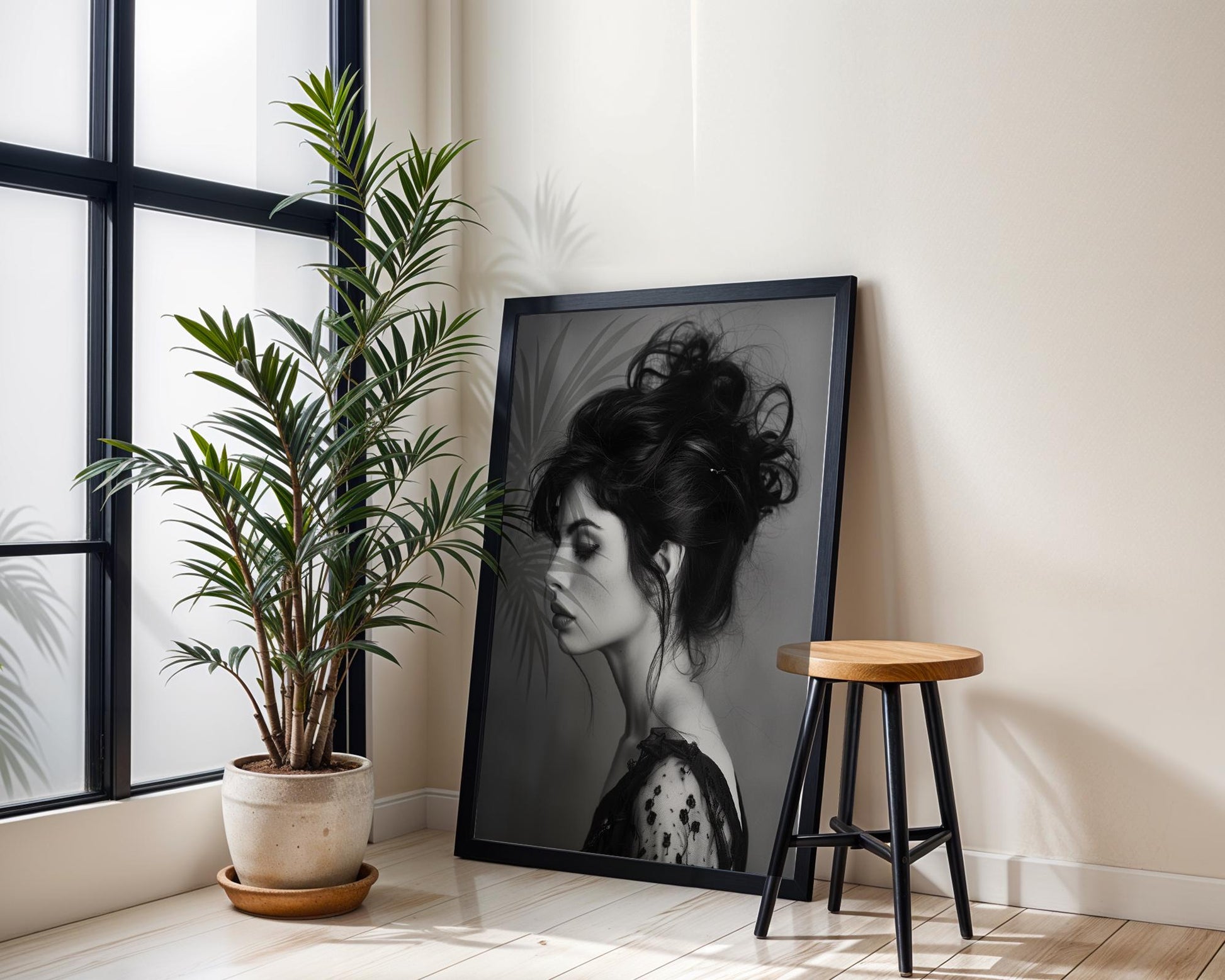 Minimal Wall Art Luxury Fashion | Black and White Fine Art Photography Print wall art print, minimalist black and white poster, modern Scandinavian wall decor, Monohaus