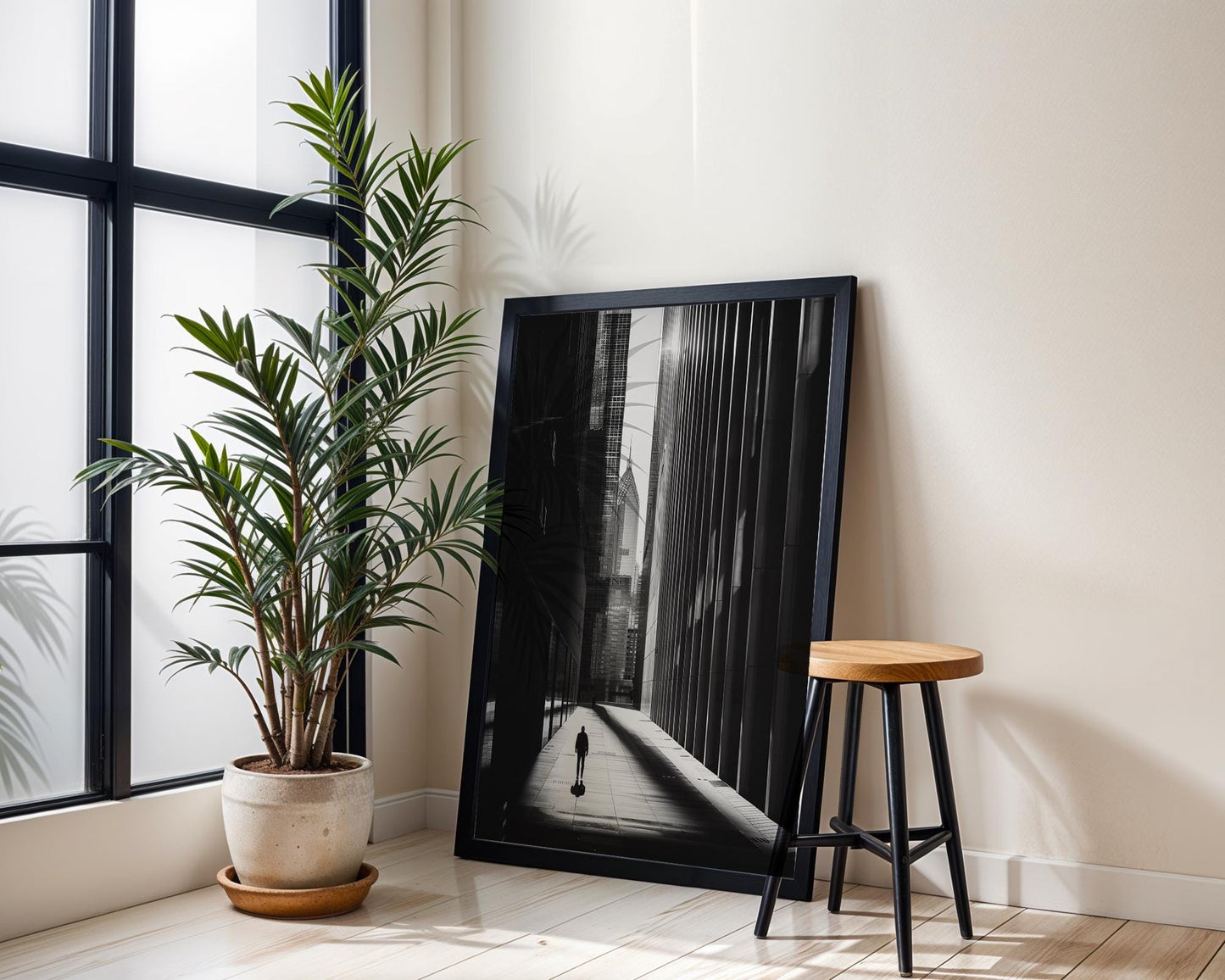 Urban Photography | Urbanism Photography Print | Black and White Architecture Wall Art wall art print, black and white architectural poster, minimalist modern Scandinavian wall decor, Monohaus