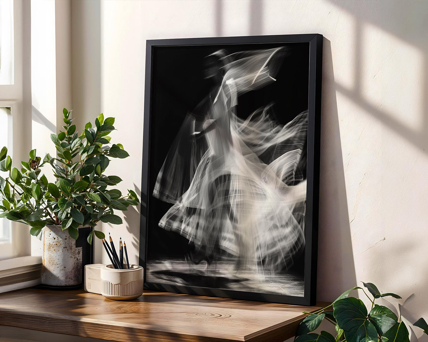 Minimal Wall Art | Black & White Fashion Photography | Ballet Dance Print wall art print, minimalist black and white poster, modern Scandinavian wall decor, Monohaus