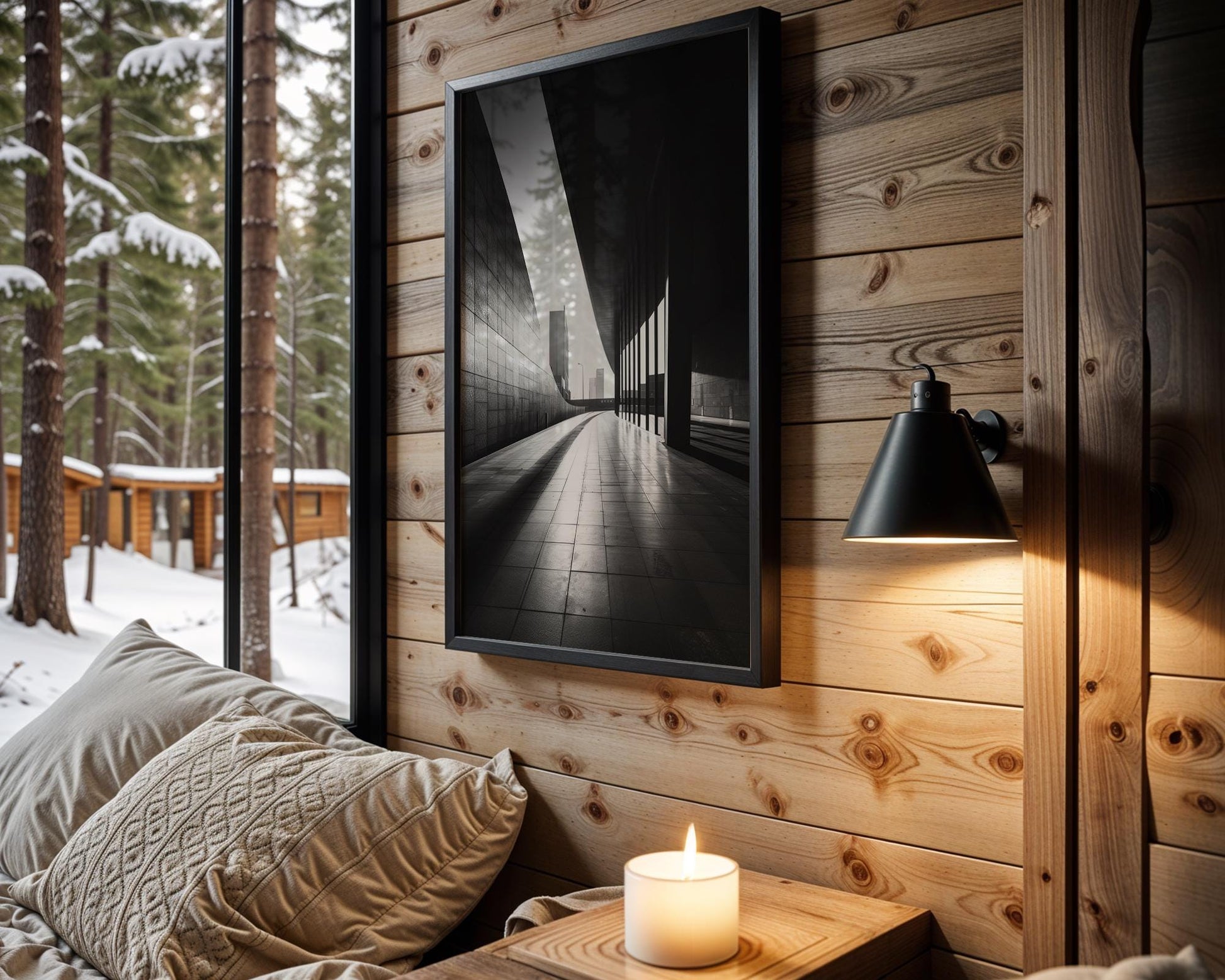 Urban Photography | Abstract Curved Modern Architecture Print Black and White wall art print, black and white architectural poster, minimalist modern Scandinavian wall decor, Monohaus