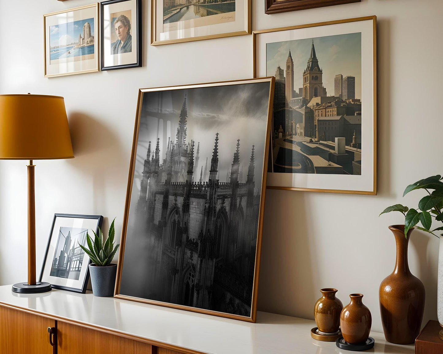 World Landmark | Gothic Cathedral Photography Print | Moody Architecture Wall Art