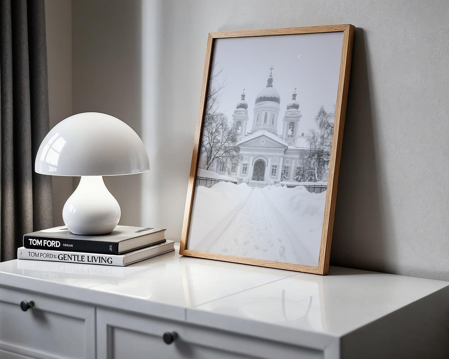 World Landmark | Helsinki Cathedral Print | Black and White Finland Architecture Photography wall art print, black and white architectural poster, minimalist modern Scandinavian wall decor, Monohaus