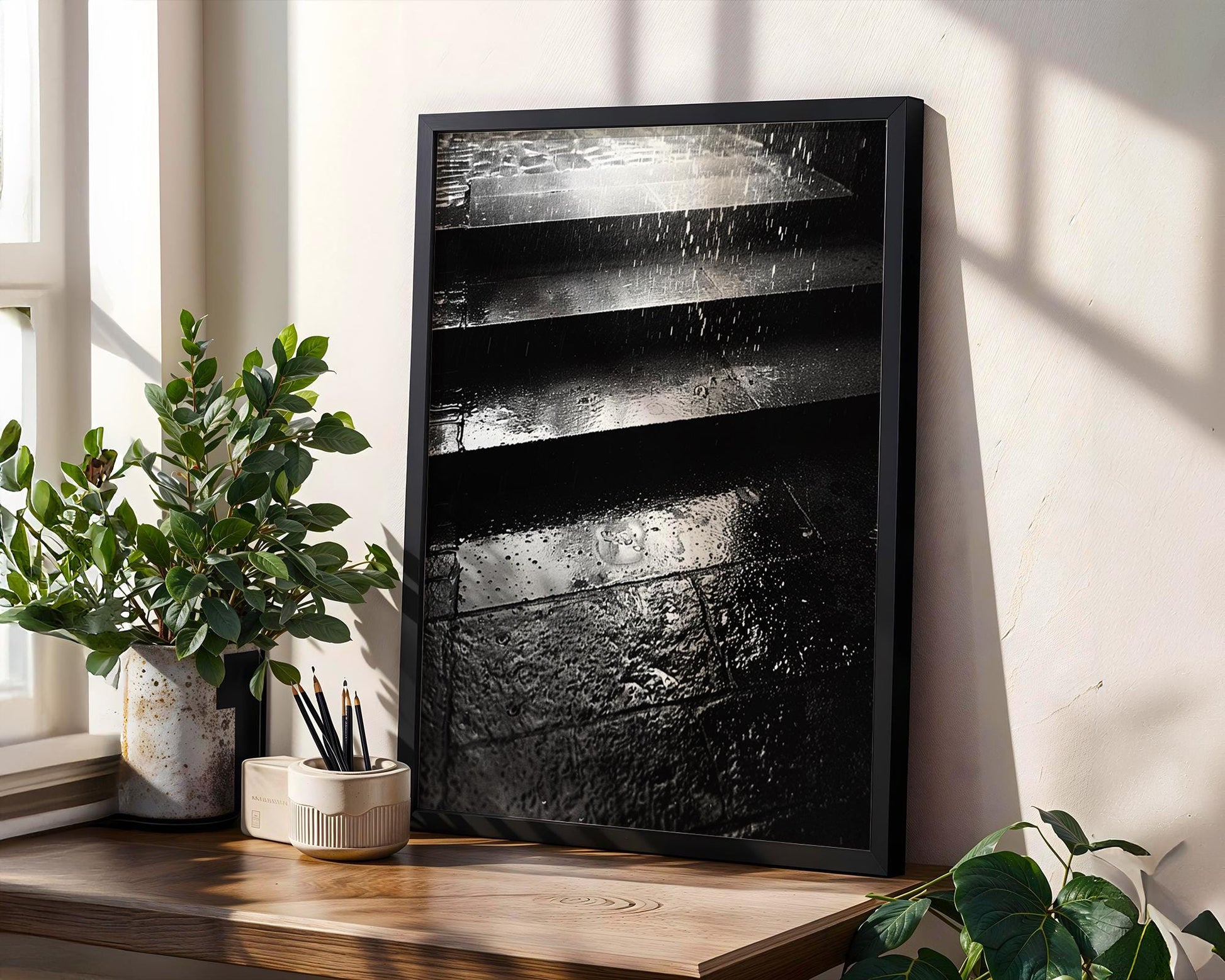 Urban Photography | Moody Black and White Photography Print | Minimalist Poster black and white photo print, minimalist monochrome wall art poster for modern interiors, Monohaus