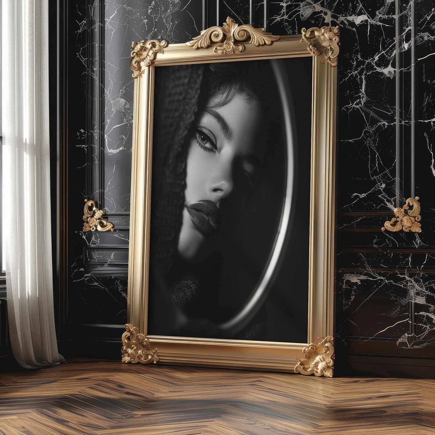 Minimal Wall Art Luxury Fashion | Black and White Fine Art Photography Print wall art print, minimalist black and white poster, modern Scandinavian wall decor, Monohaus