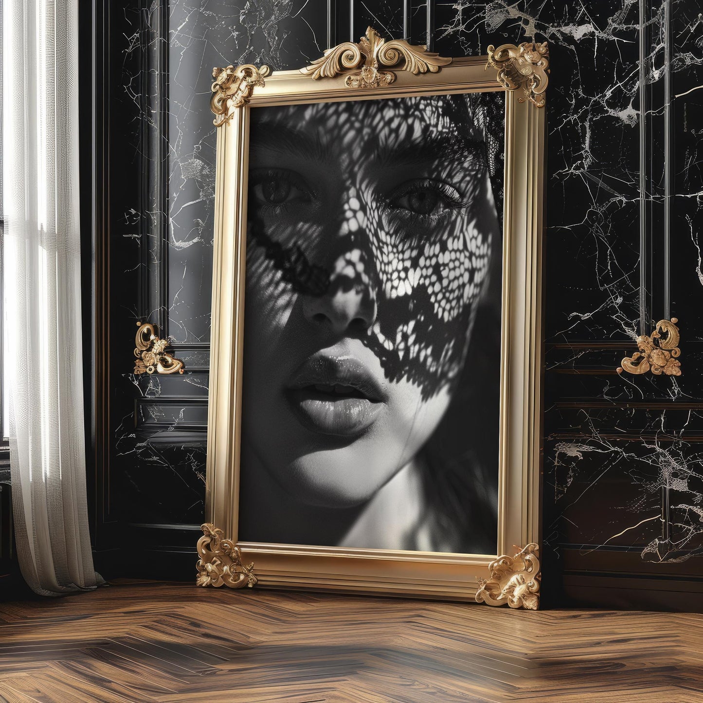 Minimal Wall Art Luxury Fashion | Black and White Fine Art Photography Print wall art print, minimalist black and white poster, modern Scandinavian wall decor, Monohaus