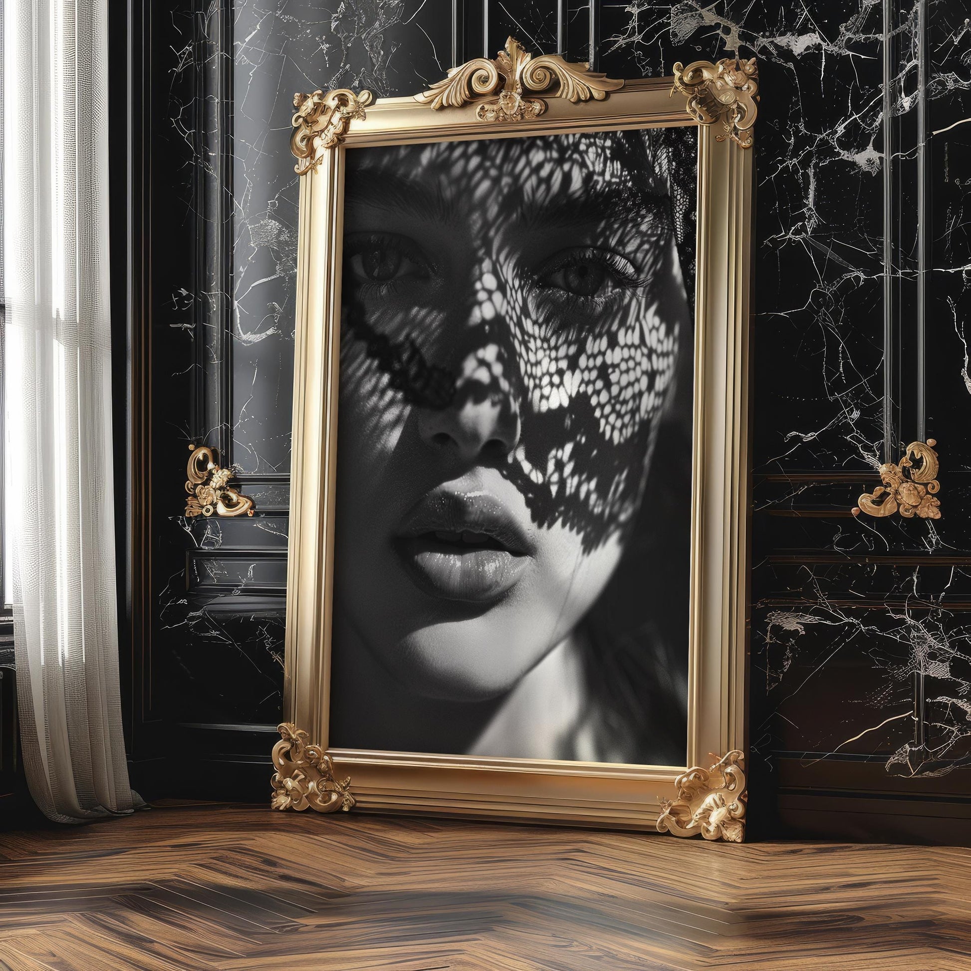 Minimal Wall Art Luxury Fashion | Black and White Fine Art Photography Print wall art print, minimalist black and white poster, modern Scandinavian wall decor, Monohaus