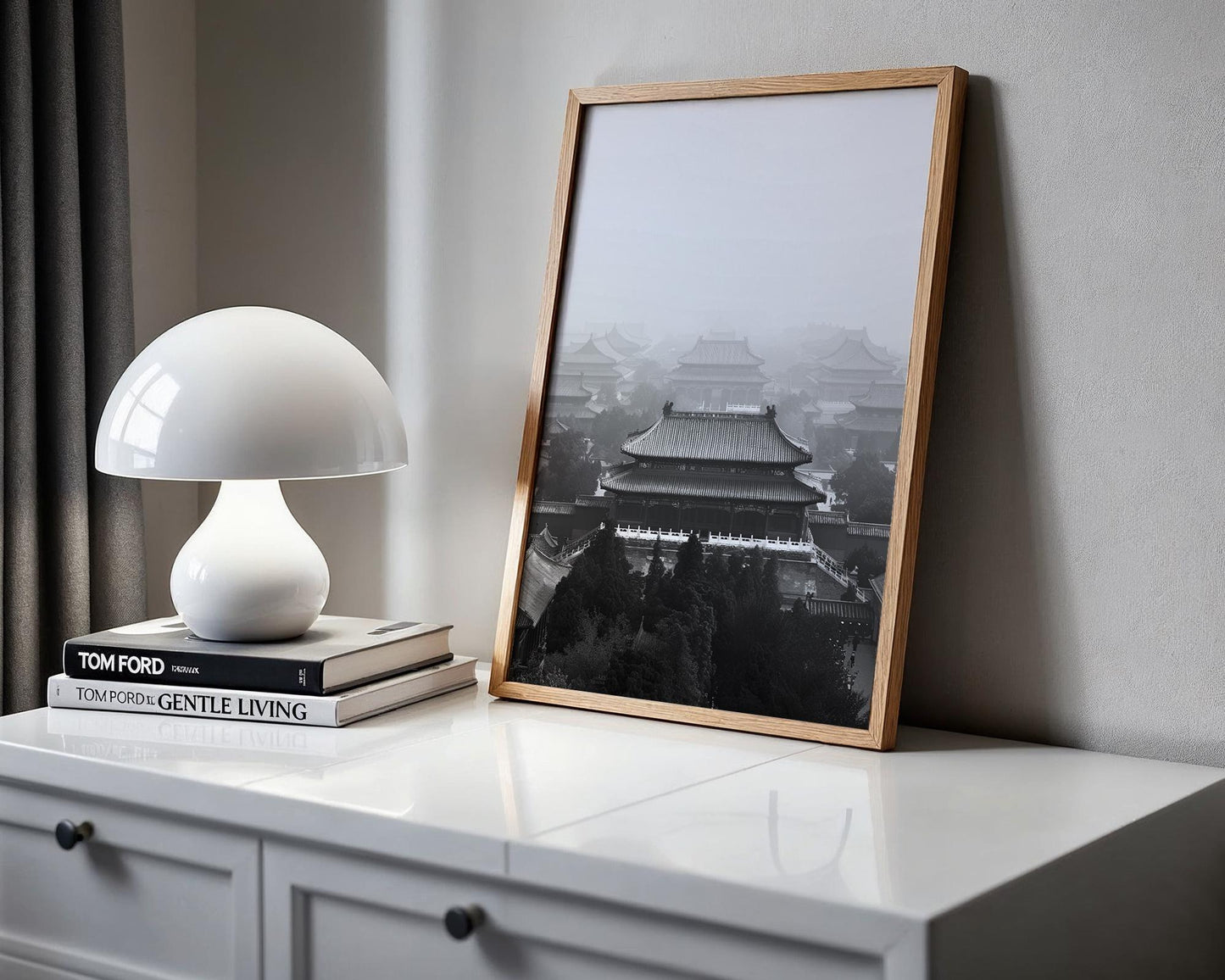 World Landmark | Forbidden City Print | Beijing Black and White Photography