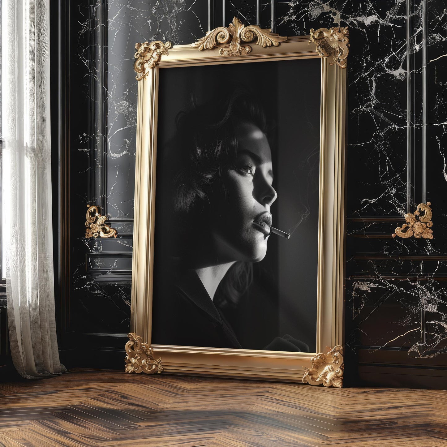 Minimal Wall Art Luxury Fashion | Black and White Fine Art Photography Print wall art print, minimalist black and white poster, modern Scandinavian wall decor, Monohaus