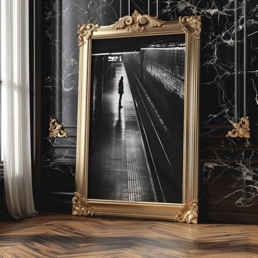 Urban Photography | Black and White Crosswalk Art Print | Urban Minimalist Decor black and white photo print, minimalist monochrome wall art poster for modern interiors, Monohaus