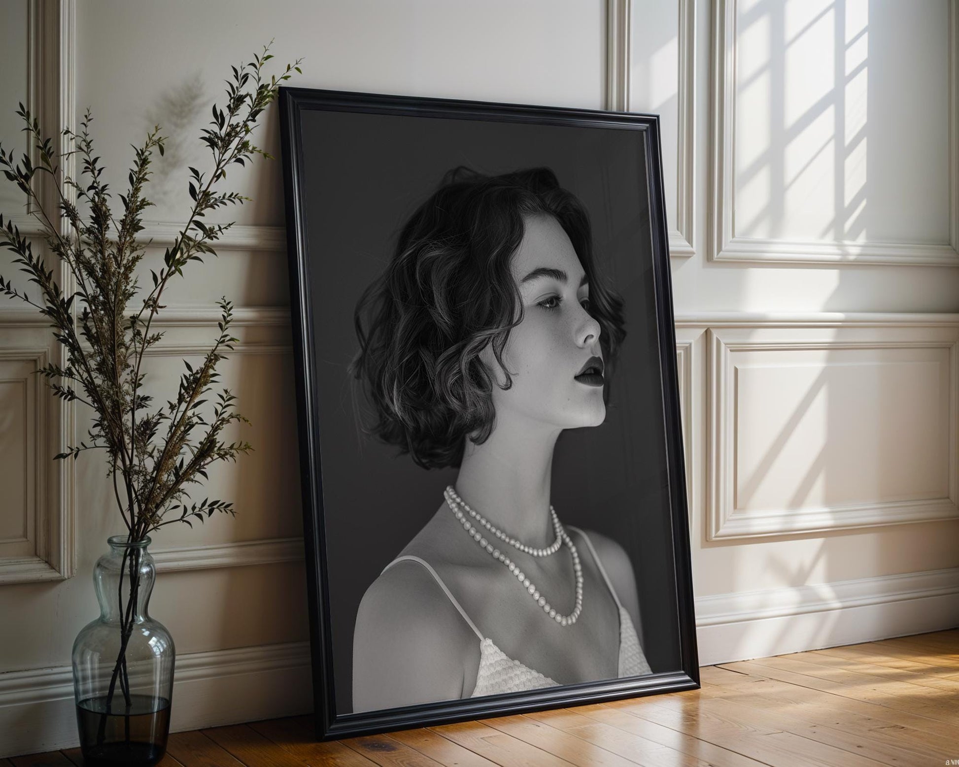 Minimal Wall Art | Retro Paris Fashion Print |  Luxury Photography wall art print, minimalist black and white poster, modern Scandinavian wall decor, Monohaus