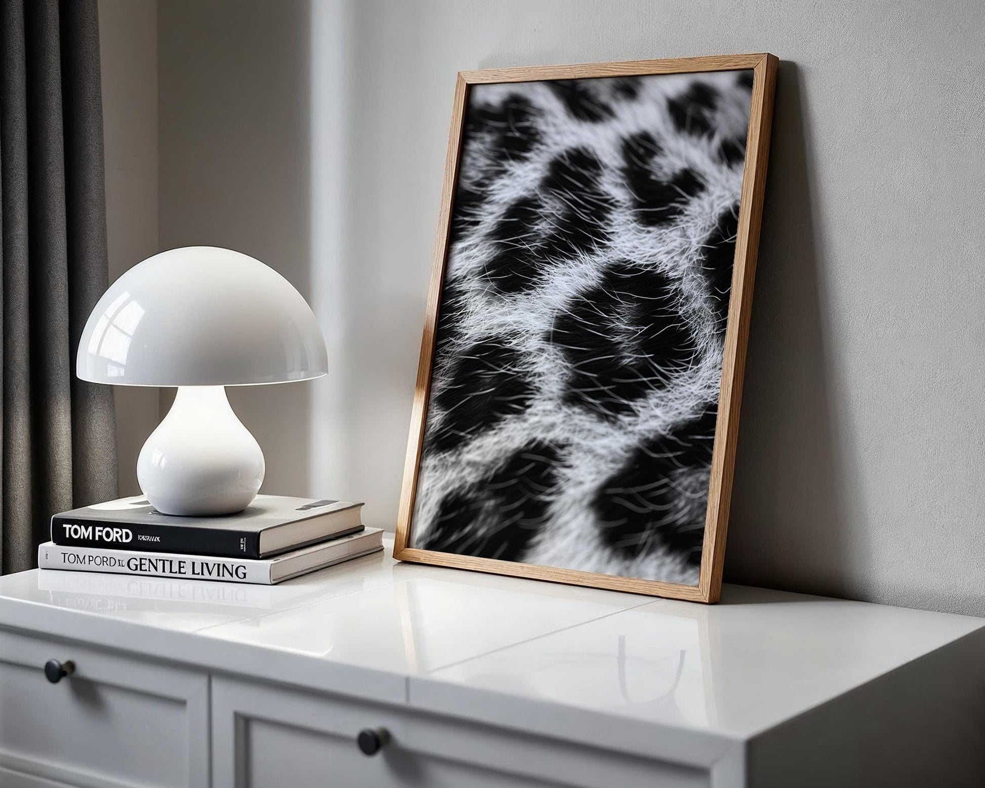 Wildlife Poster | Leopard Print | Black & White Animal Fur Texture Wall Art wall art print, minimalist black and white poster, modern Scandinavian wall decor, Monohaus