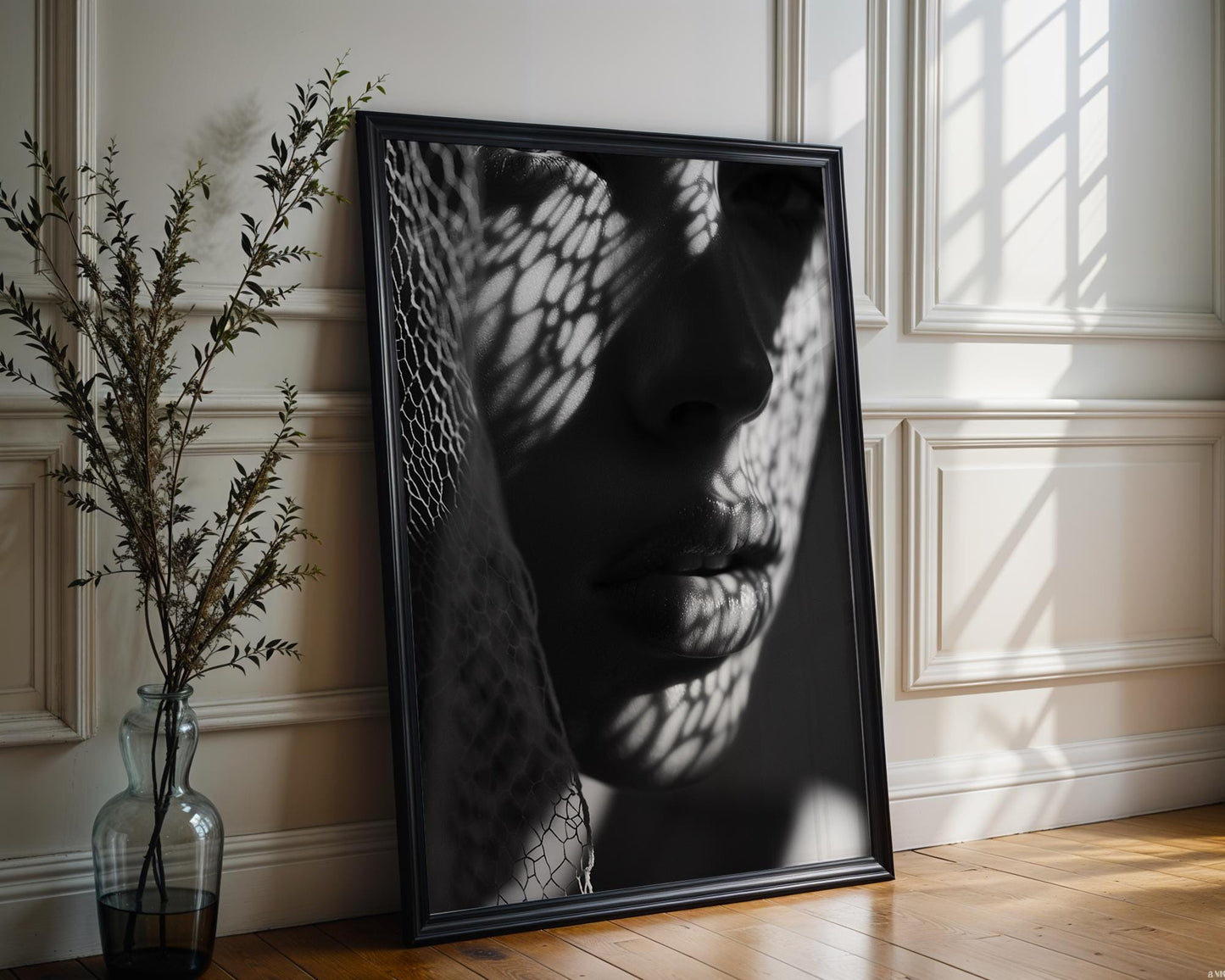 Minimal Wall Art | Retro Paris Fashion Print |  Monochrome Photography wall art print, minimalist black and white poster, modern Scandinavian wall decor, Monohaus