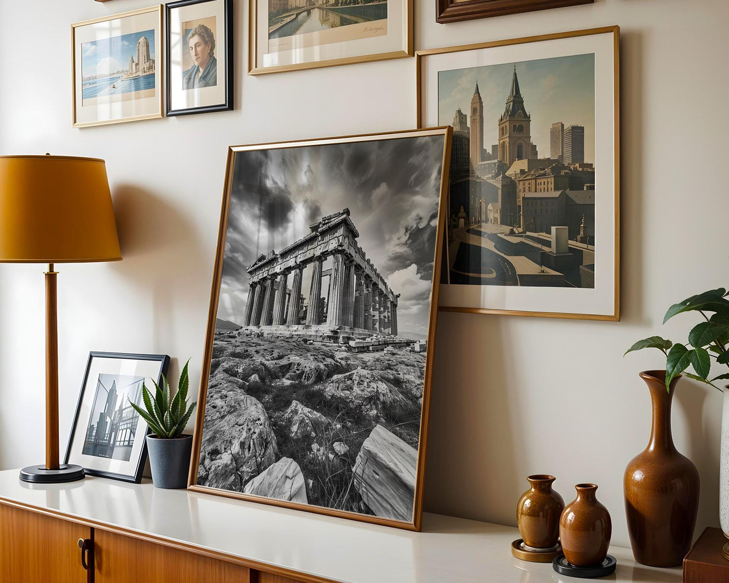 World Landmark | Parthenon Print | Athens Greece Black and White Photography