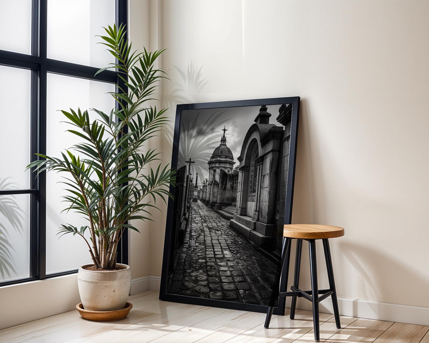 World Landmark | Recoleta Cemetery Print | Buenos Aires Black and White Photography